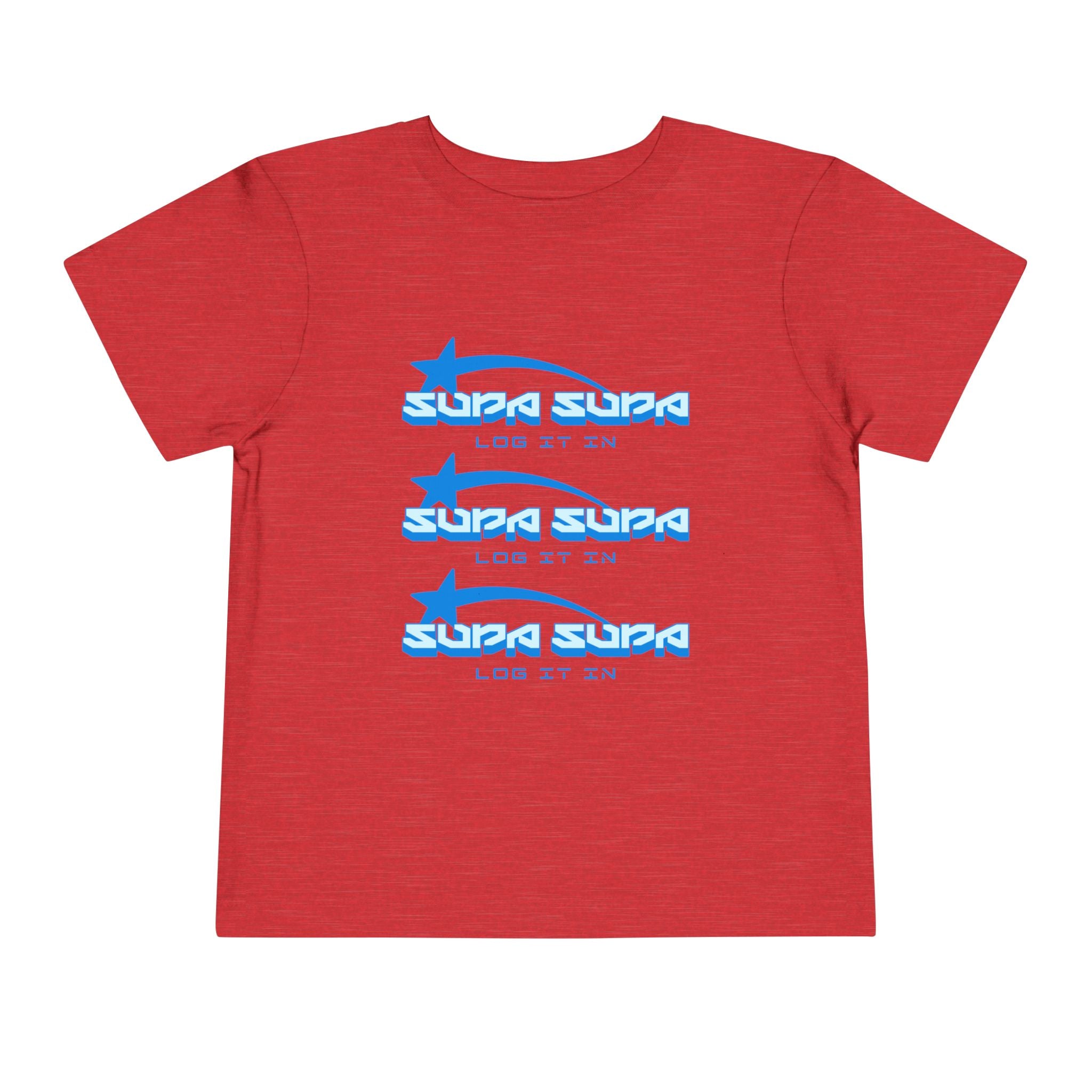 Toddler Tee — Blue Star 'Supa Supa' Graphic Shirt