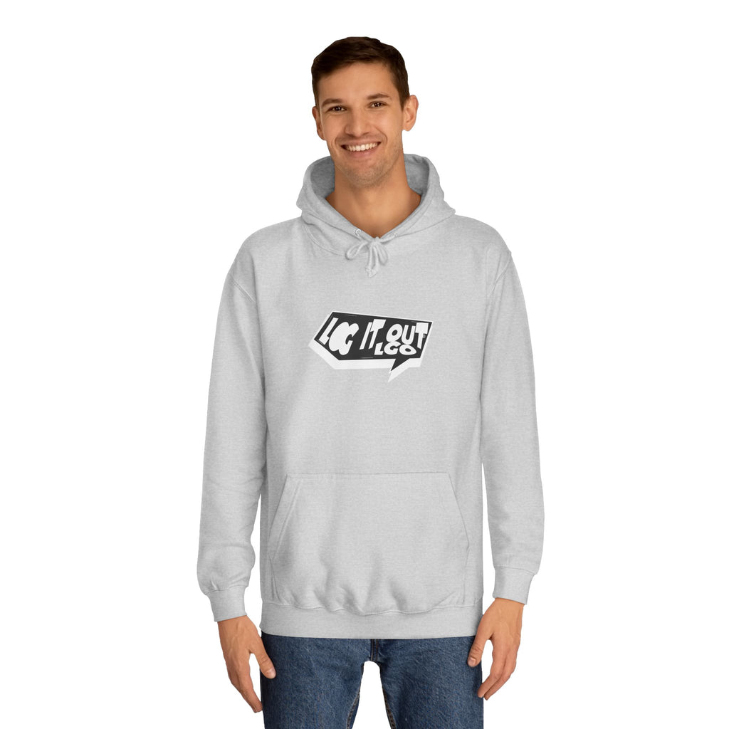 Chill Vibes Unisex Log it out Hoodie - Perfect for Campus Wear, Gifts, Casual Outfits, Fall/Winter Style, Cozy Fashion