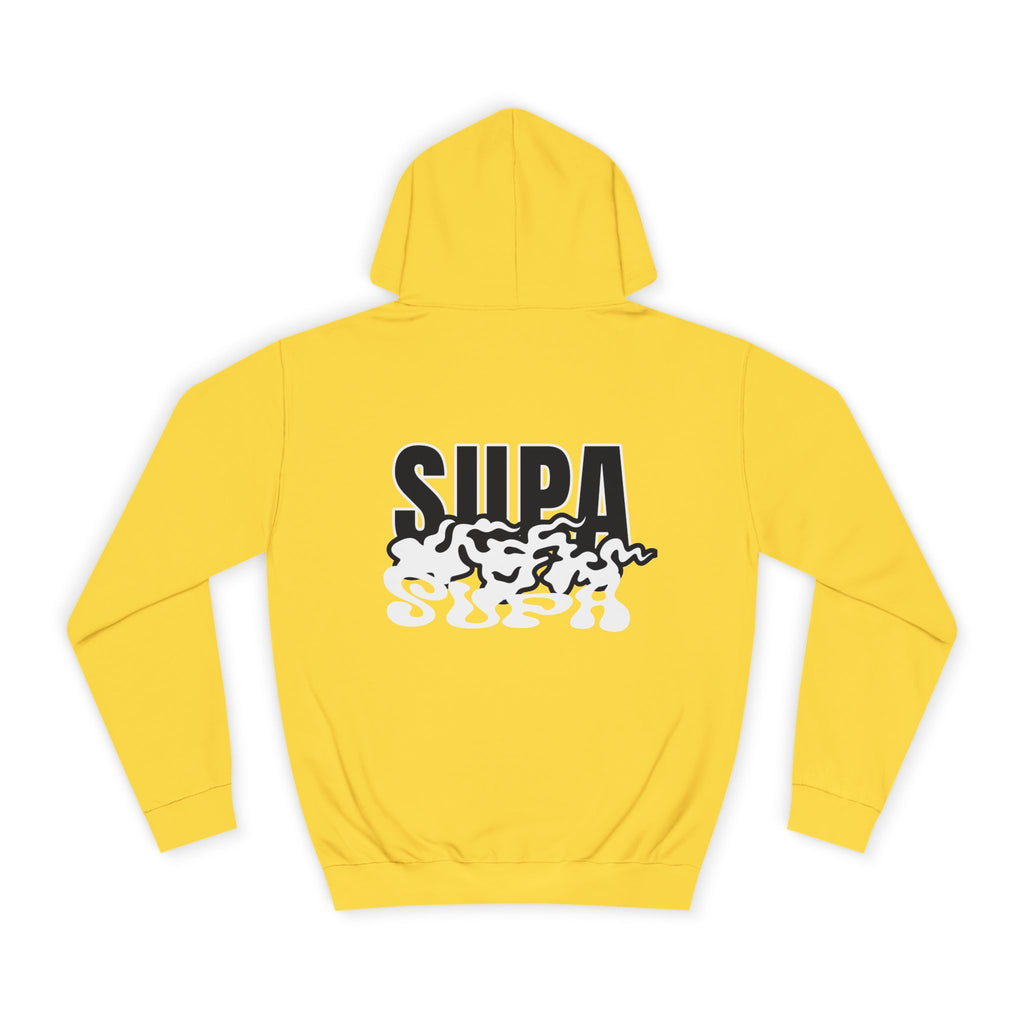 Trendy Unisex Hoodie with 'SUPA' Design | Casual Wear, Apparel, Street Style, Gift, Cozy Fashion