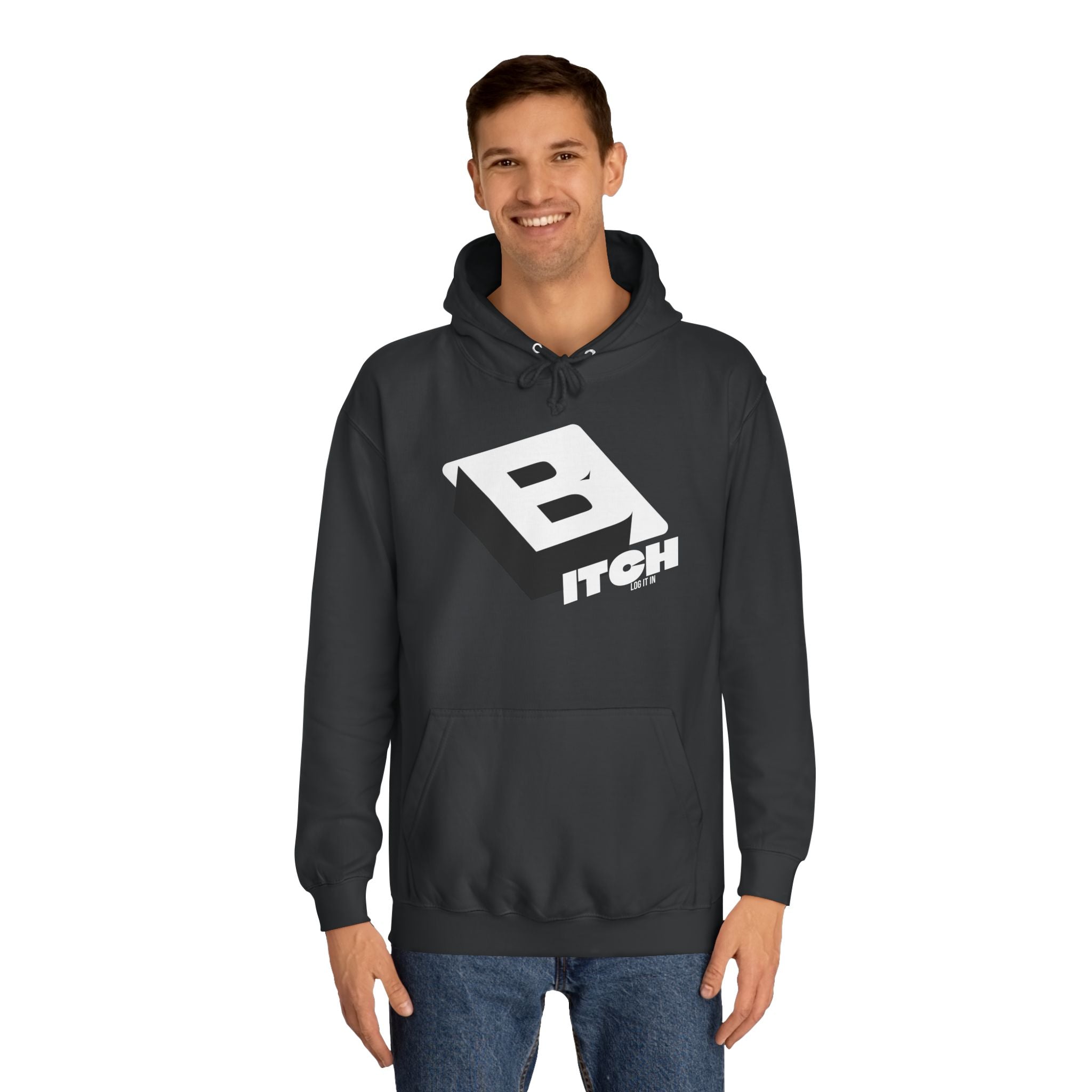 Unisex Hoodie with Bold Logo Design