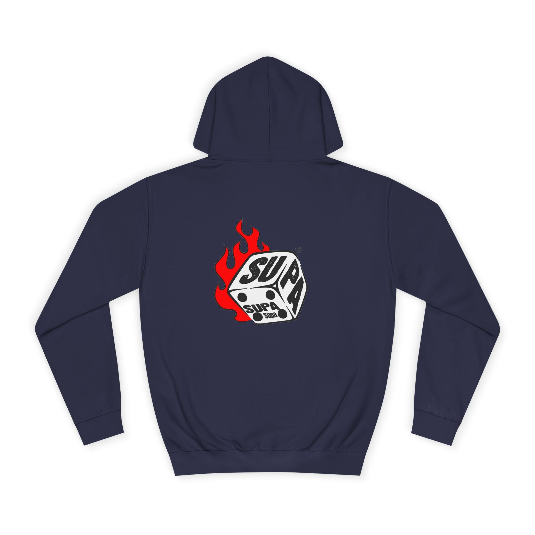 Cool Fire Graphic Unisex SUPA Hoodie, Apparel, Streetwear, Casual Wear, Unique Hooded Sweatshirt