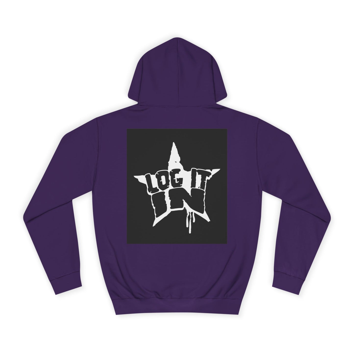 Unisex Log it in Hoodie, Trendy Hooded Sweatshirt, Spirit Wear, Casual Streetwear, Gift