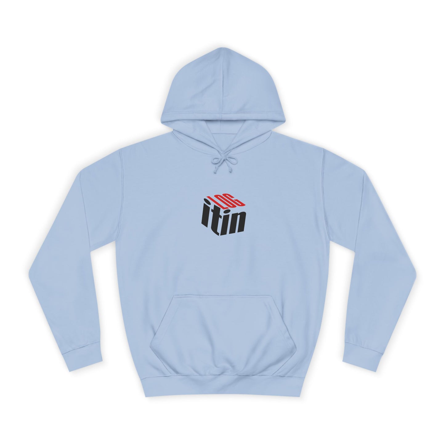 Unisex Log it in Hoodie with Bold Graphic Design - Comfortable Casual Wear, Perfect for Any One, Gifts, and Events