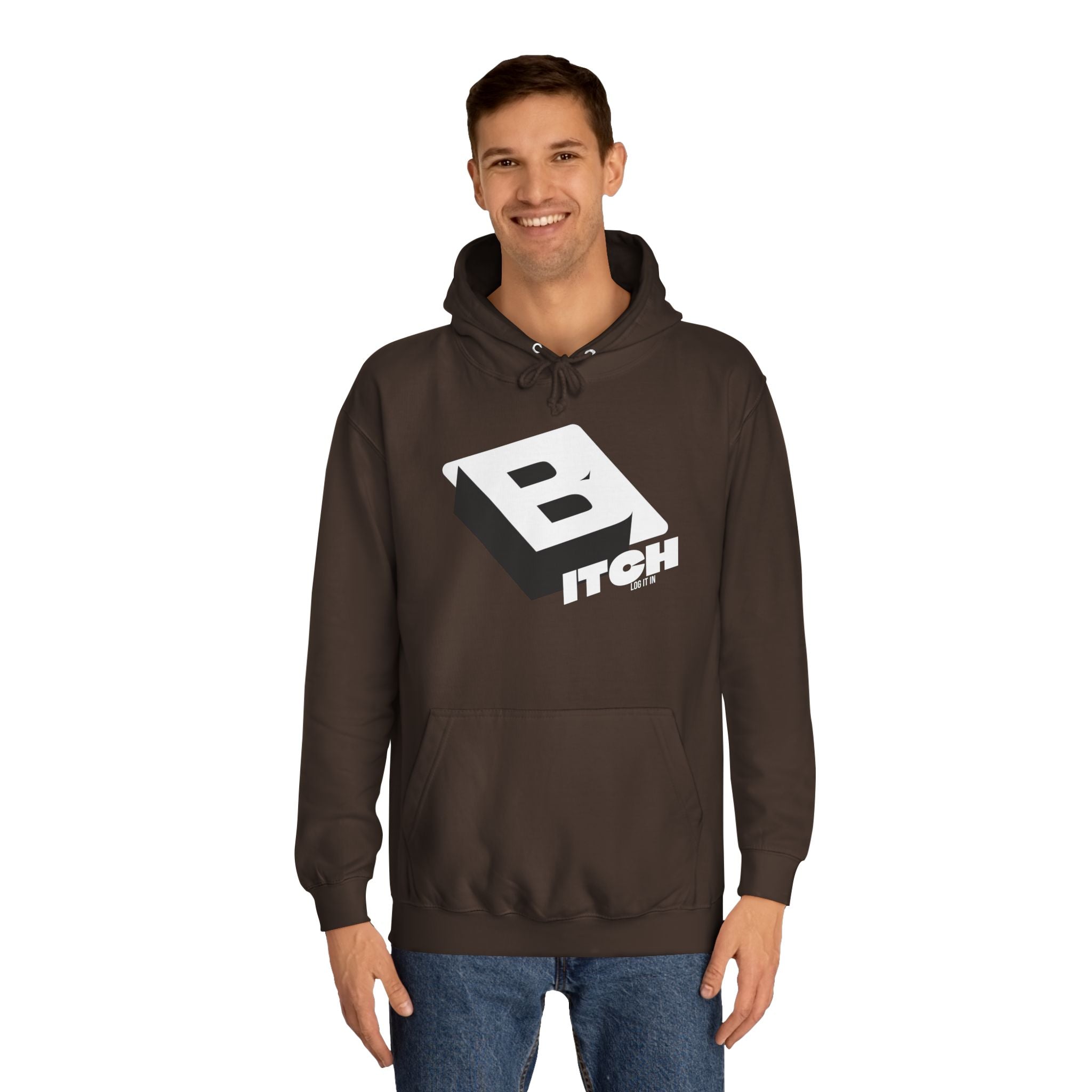 Unisex Hoodie with Bold Logo Design