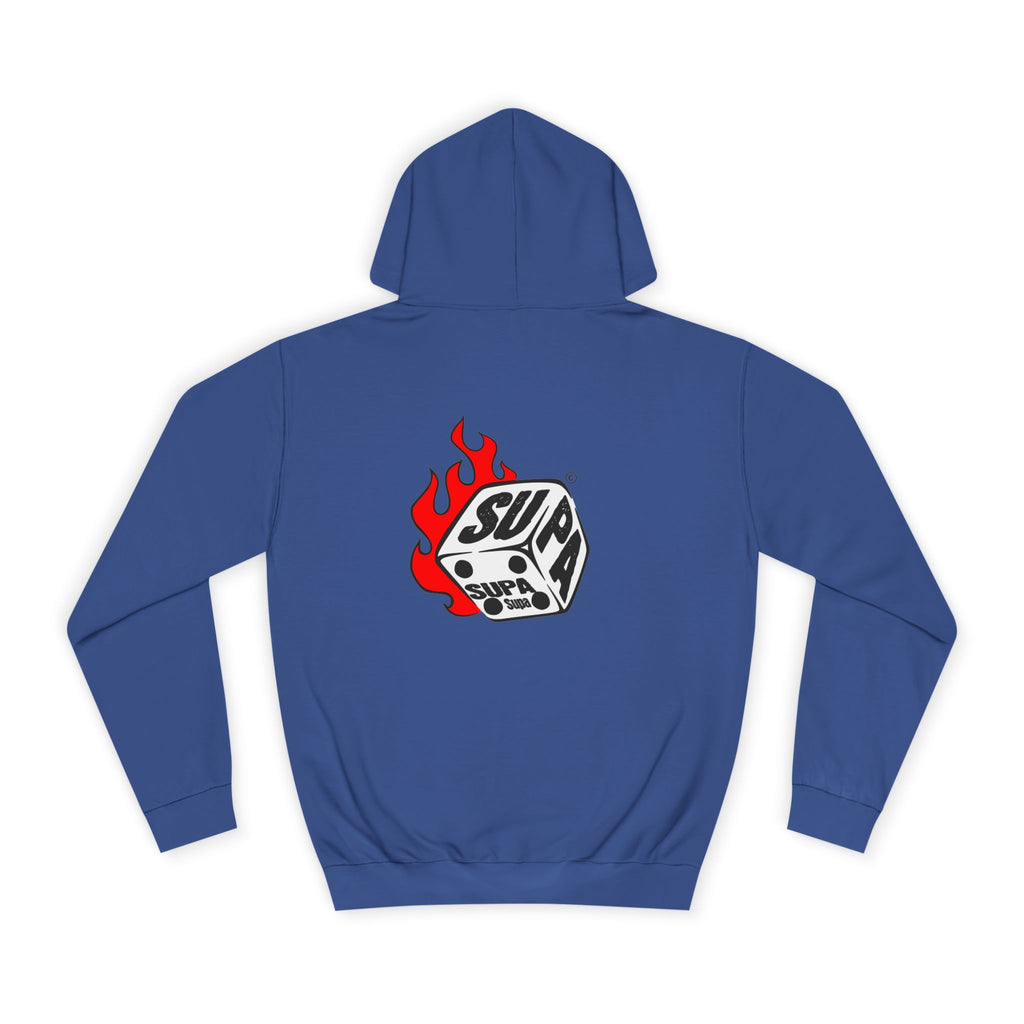 Cool Fire Graphic Unisex SUPA Hoodie, Apparel, Streetwear, Casual Wear, Unique Hooded Sweatshirt