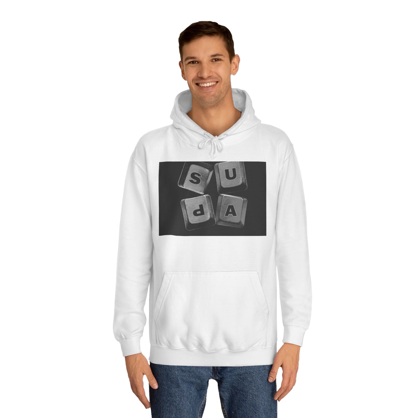Unisex Hoodie with Graphic Design, Casual Wear, Cozy Layering,Spirit Wear