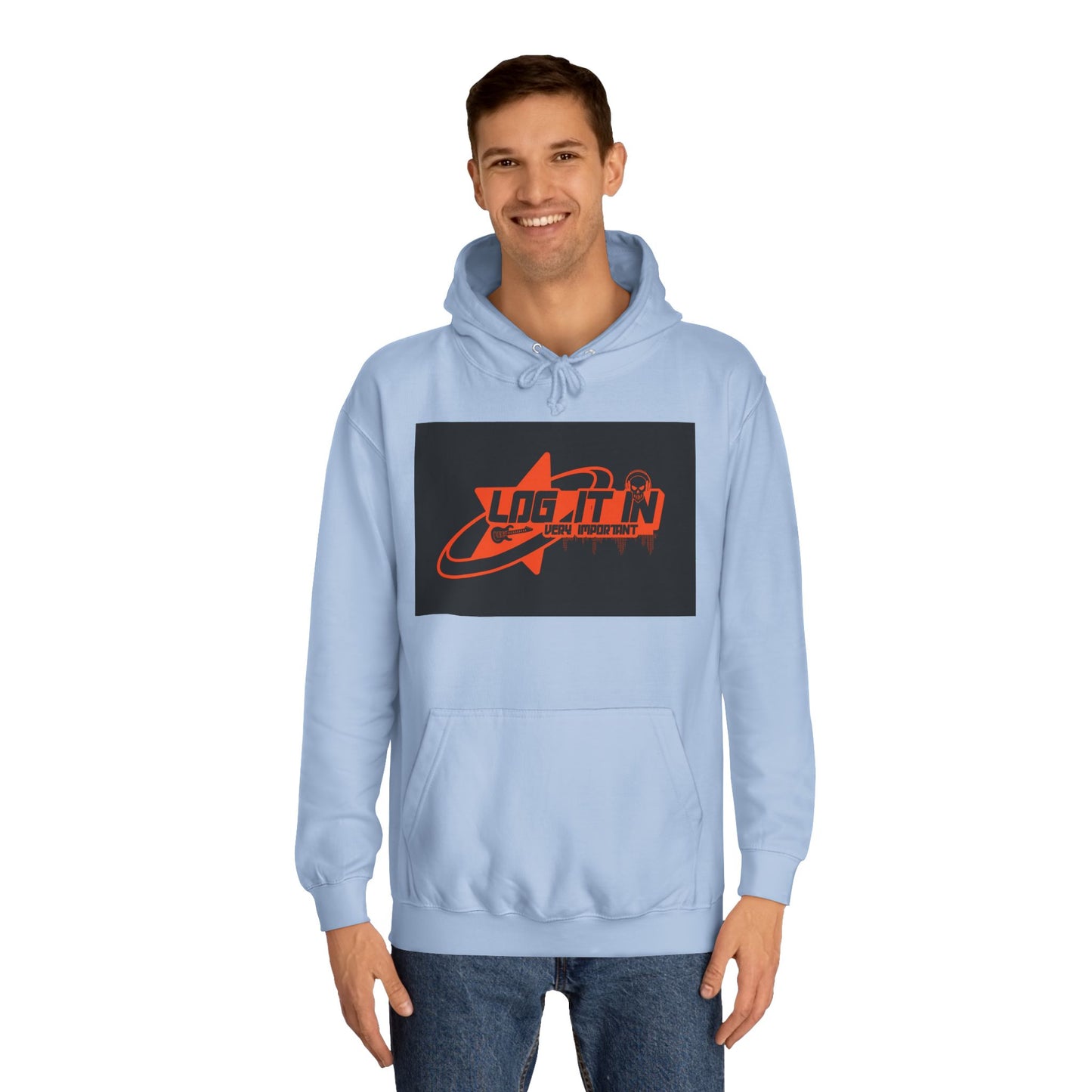 Unisex Log it in Hoodie, Casual trendy Wear, Gift, Graphic Hoodie, perfect fit Hoodie