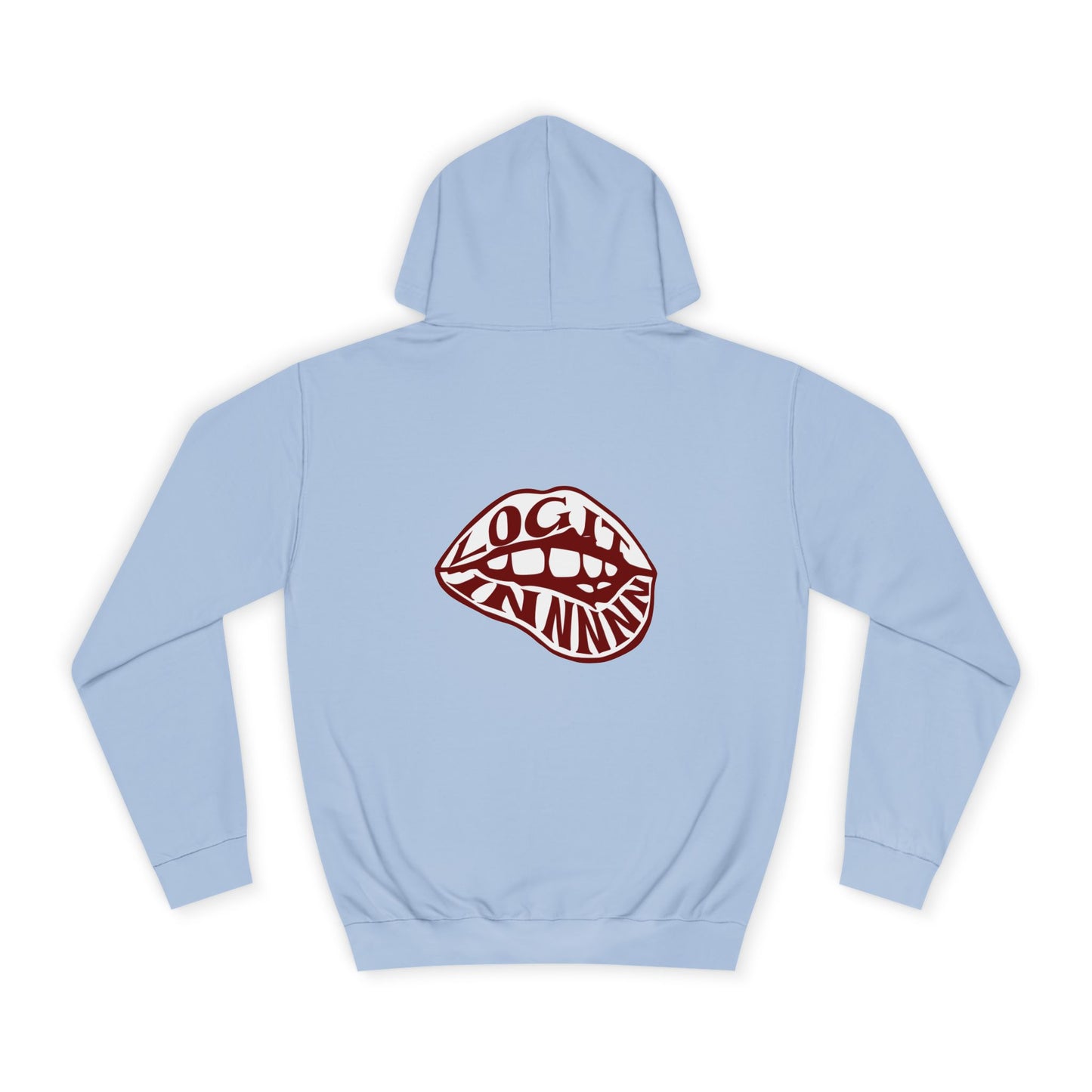 Trendy Unisex Hoodie with Bold Log it in Design, Stylish trendy Wear, Cozy Sweatshirt, Casual Outfit, Fun Gift