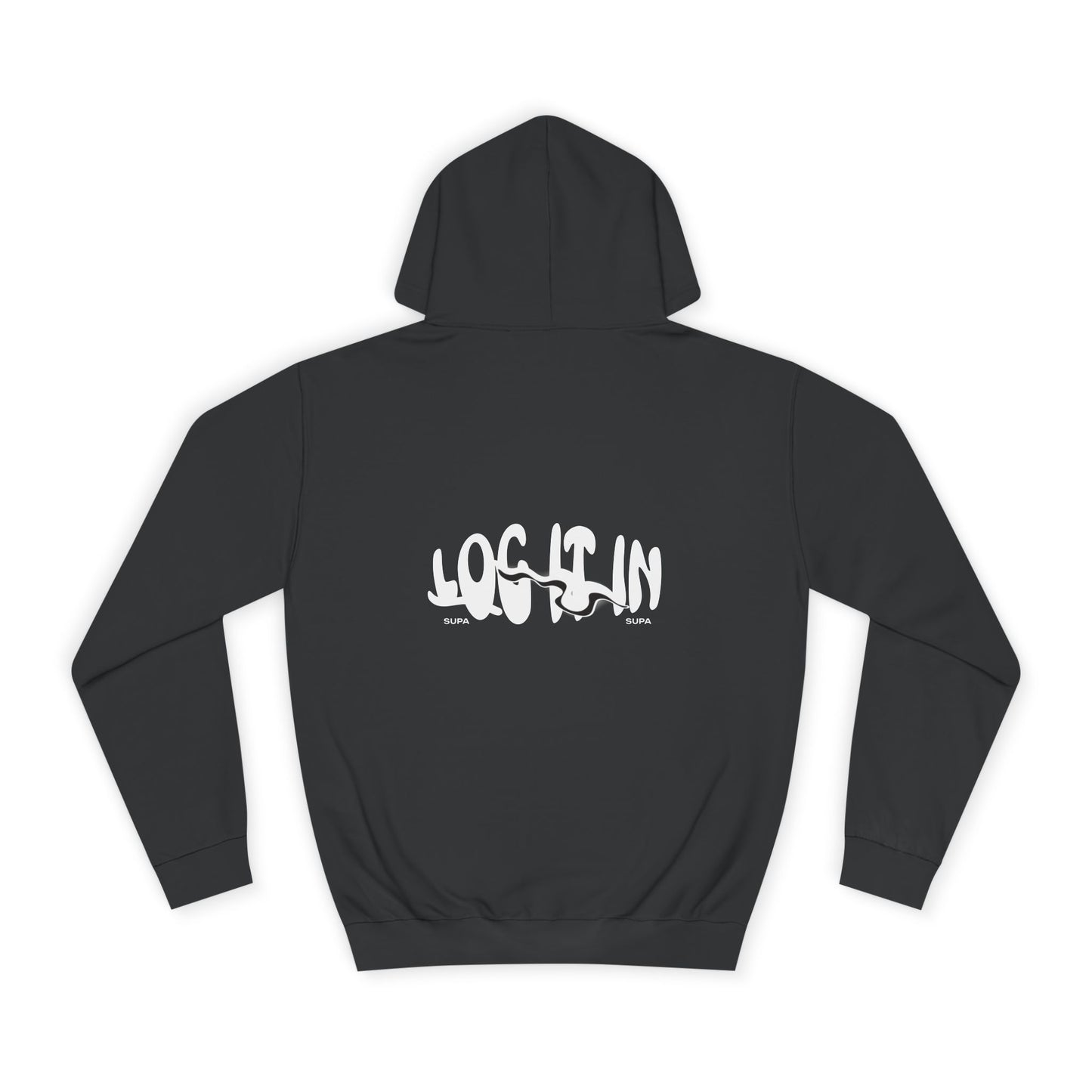 Minimalist Unisex Log it in Hoodie with Design