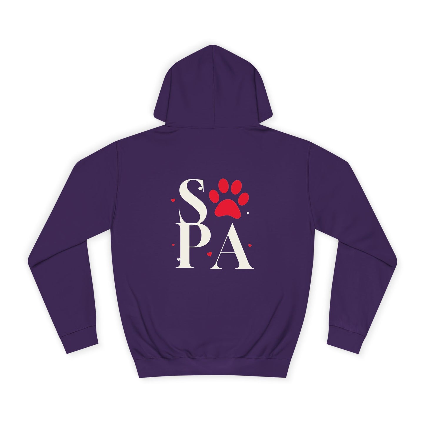 Cozy Hoodie with Paw Print | Unisex Sweatshirt, Gift for Animal Lovers, Apparel, Casual Wear, Birthday