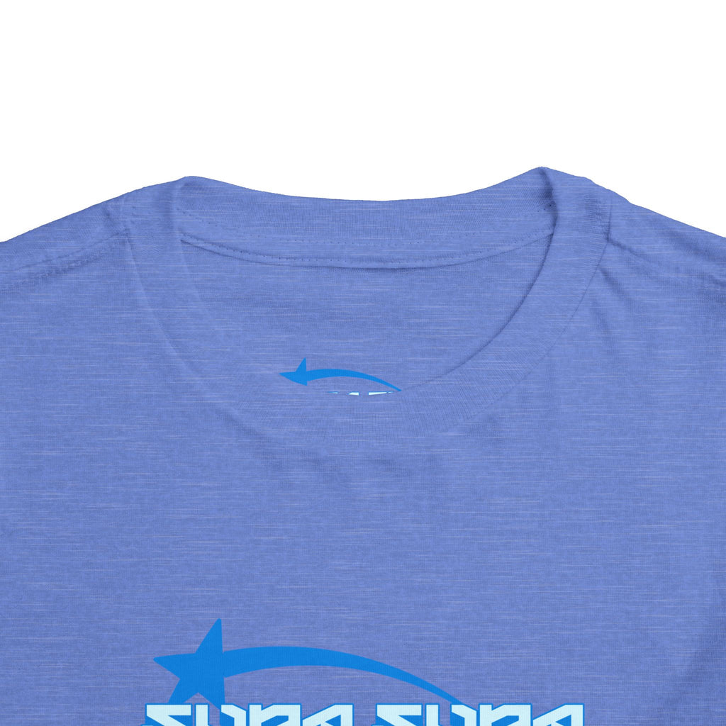 Toddler Tee — Blue Star 'Supa Supa' Graphic Shirt