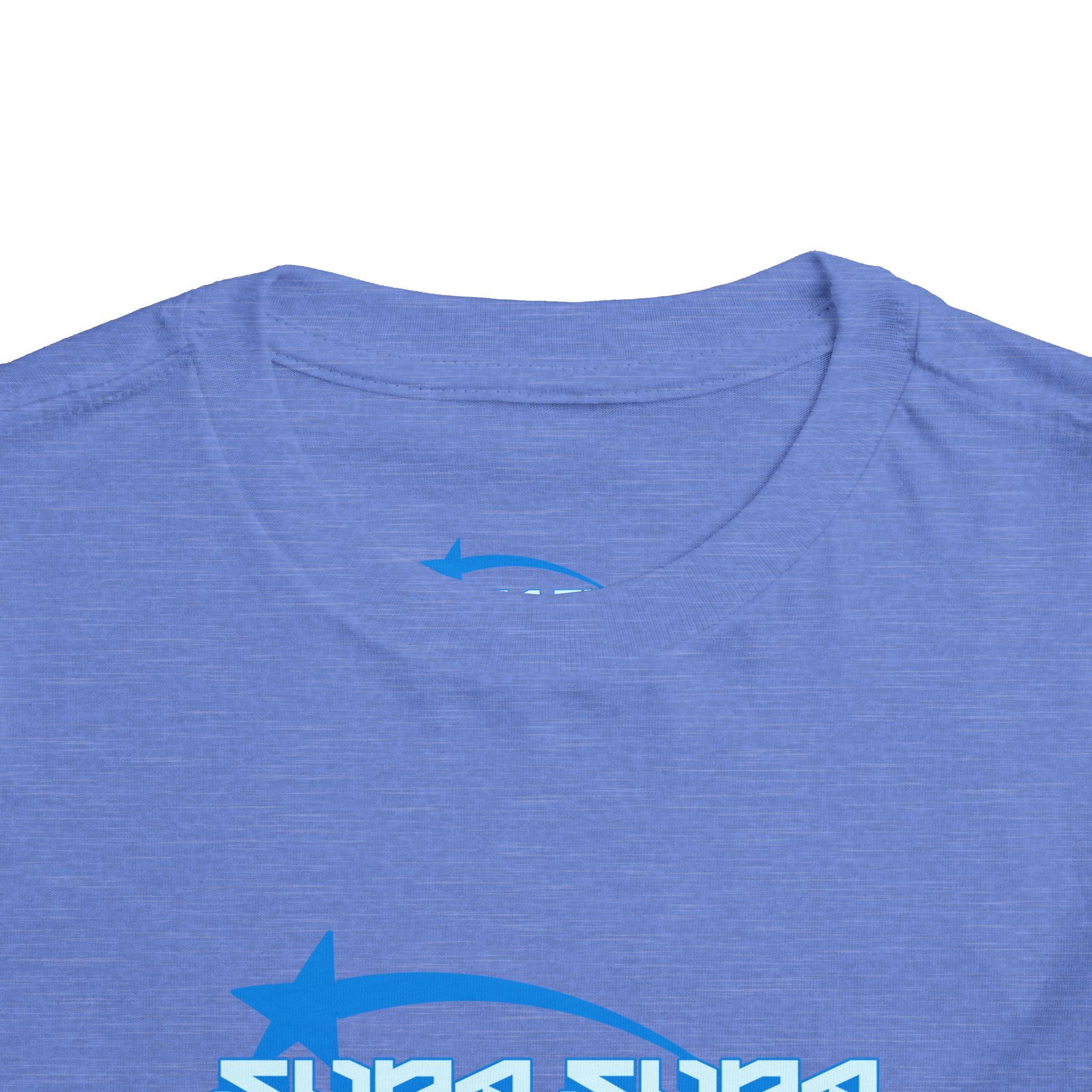 Toddler Tee — Blue Star 'Supa Supa' Graphic Shirt