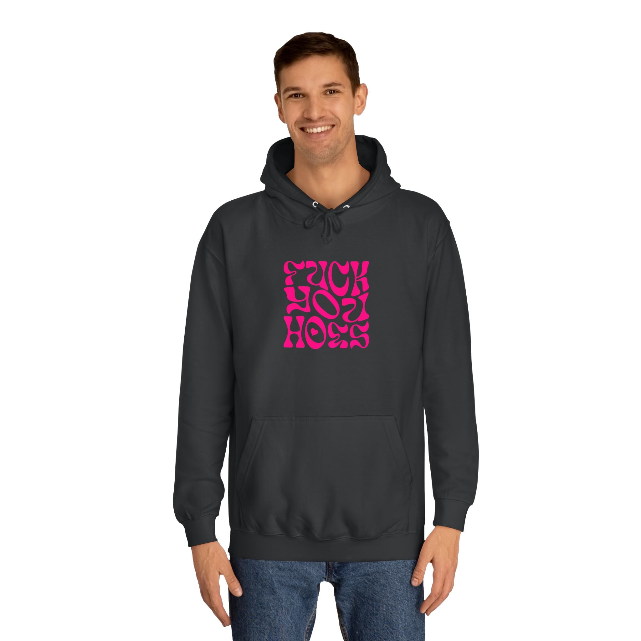 Trendy Unisex Hoodie with Bold Graphic Design