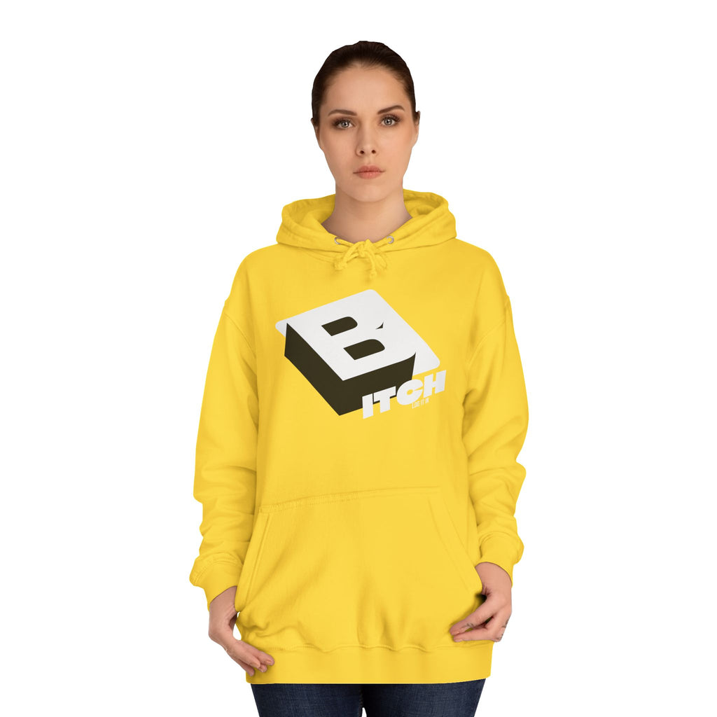 Unisex Hoodie with Bold Logo Design