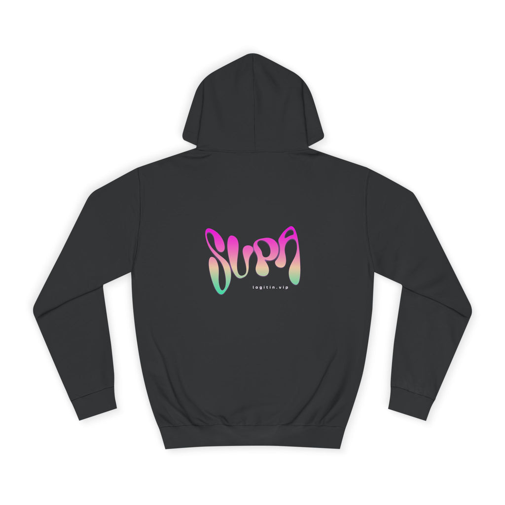 Colorful Unisex Supa Hoodie, Stylish Sweatshirt, Cozy Apparel, Gift, Trendy wear, Motivational Fashion