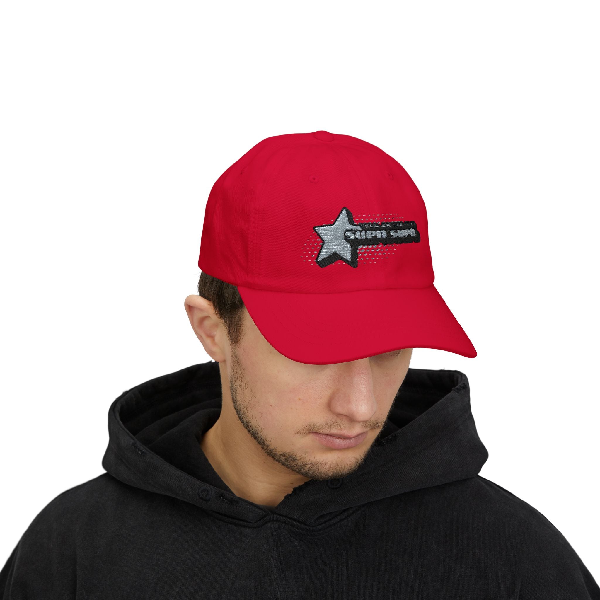 Shooting Star Embroidered Cap — 'Tell em log it in' Hat