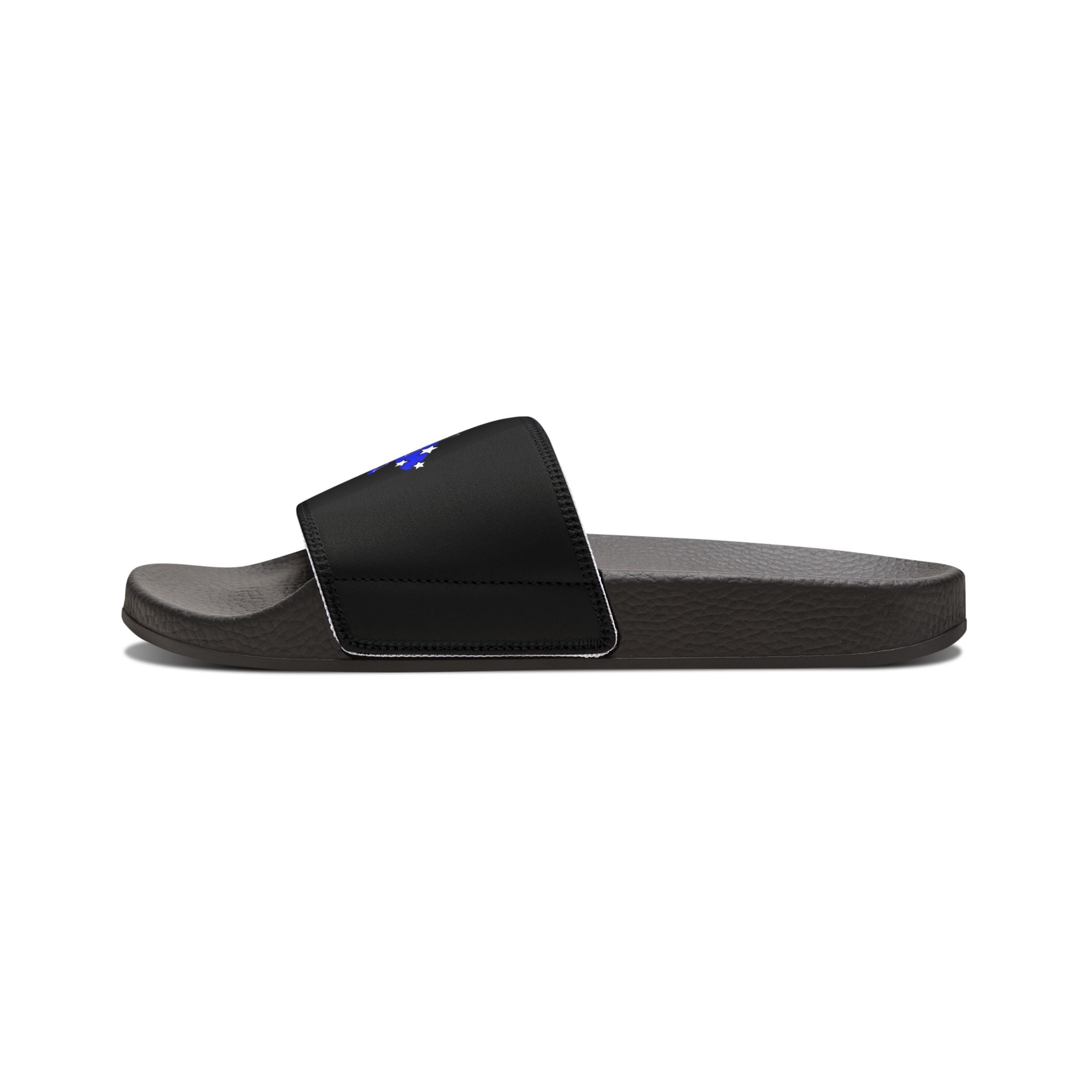 Youth Slide Sandals – "SUPA SUPA" Star Graphic Removable Strap Slides