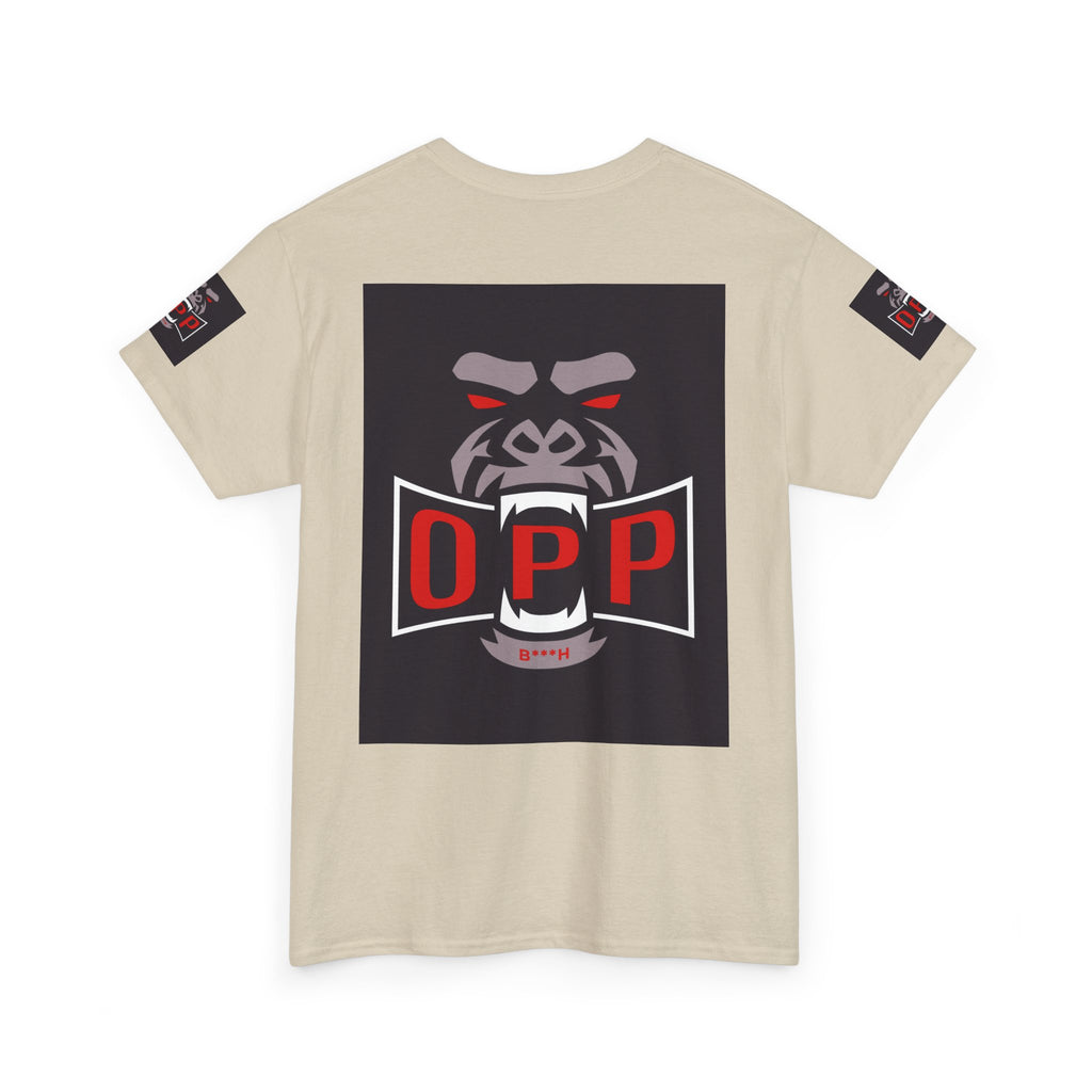 Gorilla OPP Graphic Tee — Bold Red & Black Urban Streetwear Shirt
