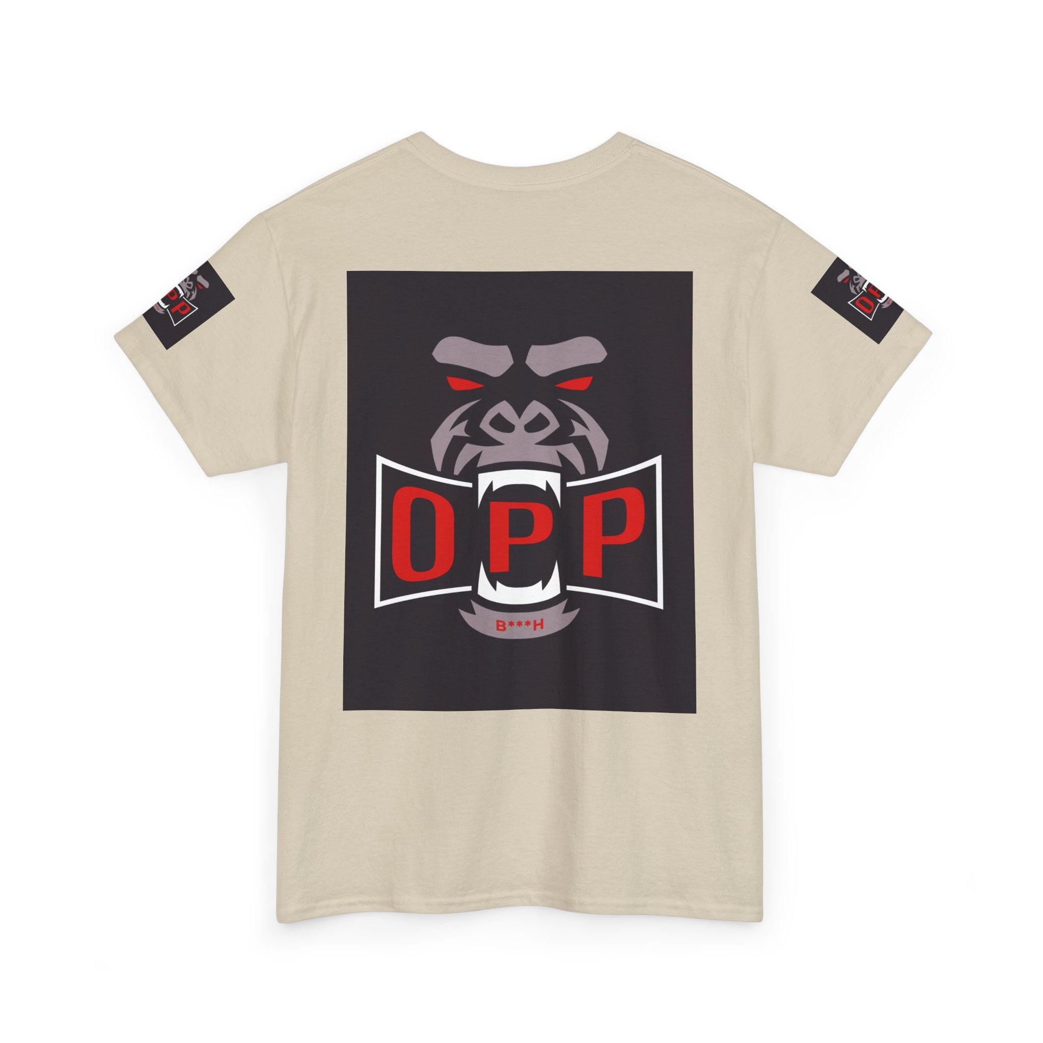 Gorilla OPP Graphic Tee — Bold Red & Black Urban Streetwear Shirt