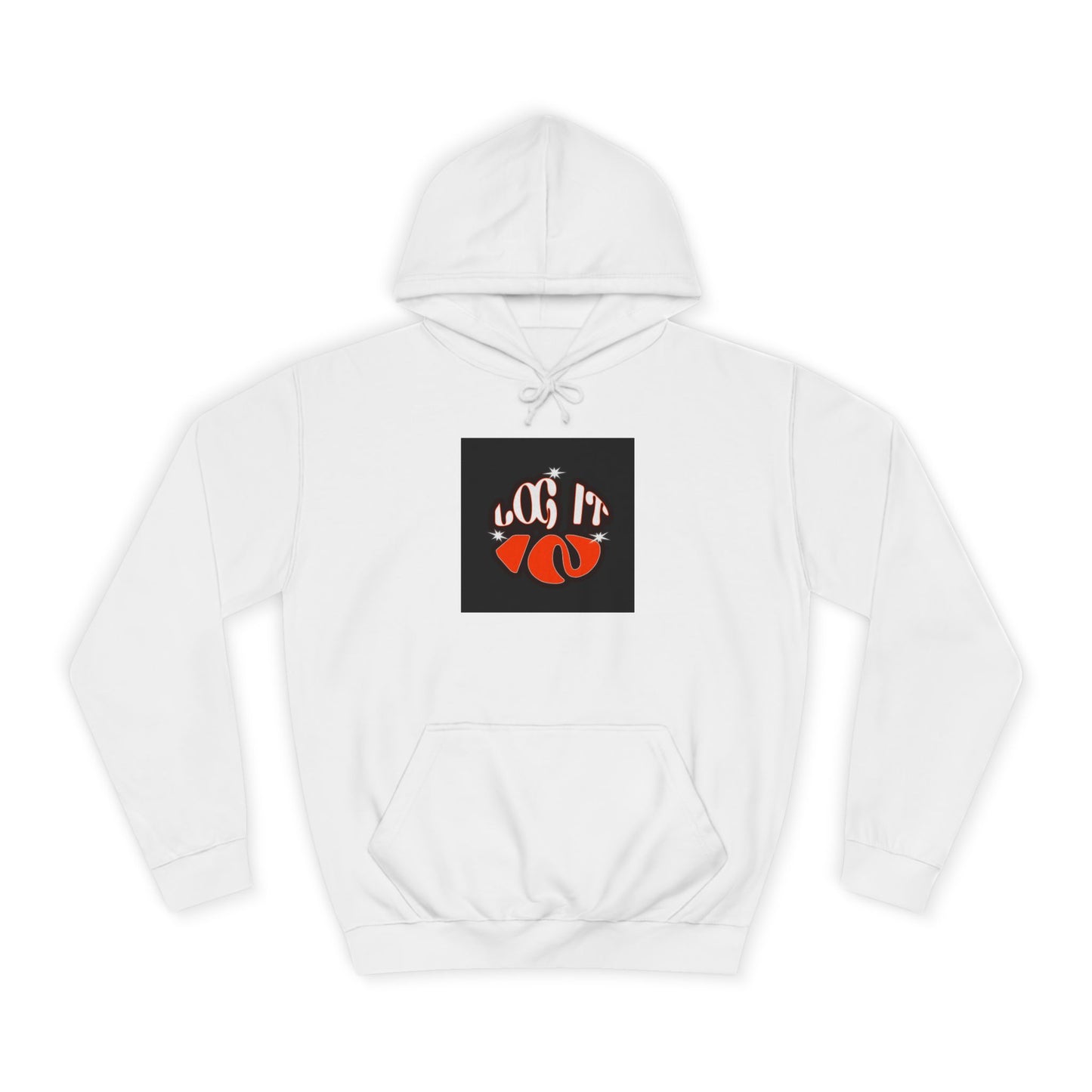 Trendy Unisex Log it in Hoodie, Casual Wear, custom Gear, Gift, Relaxed Fit