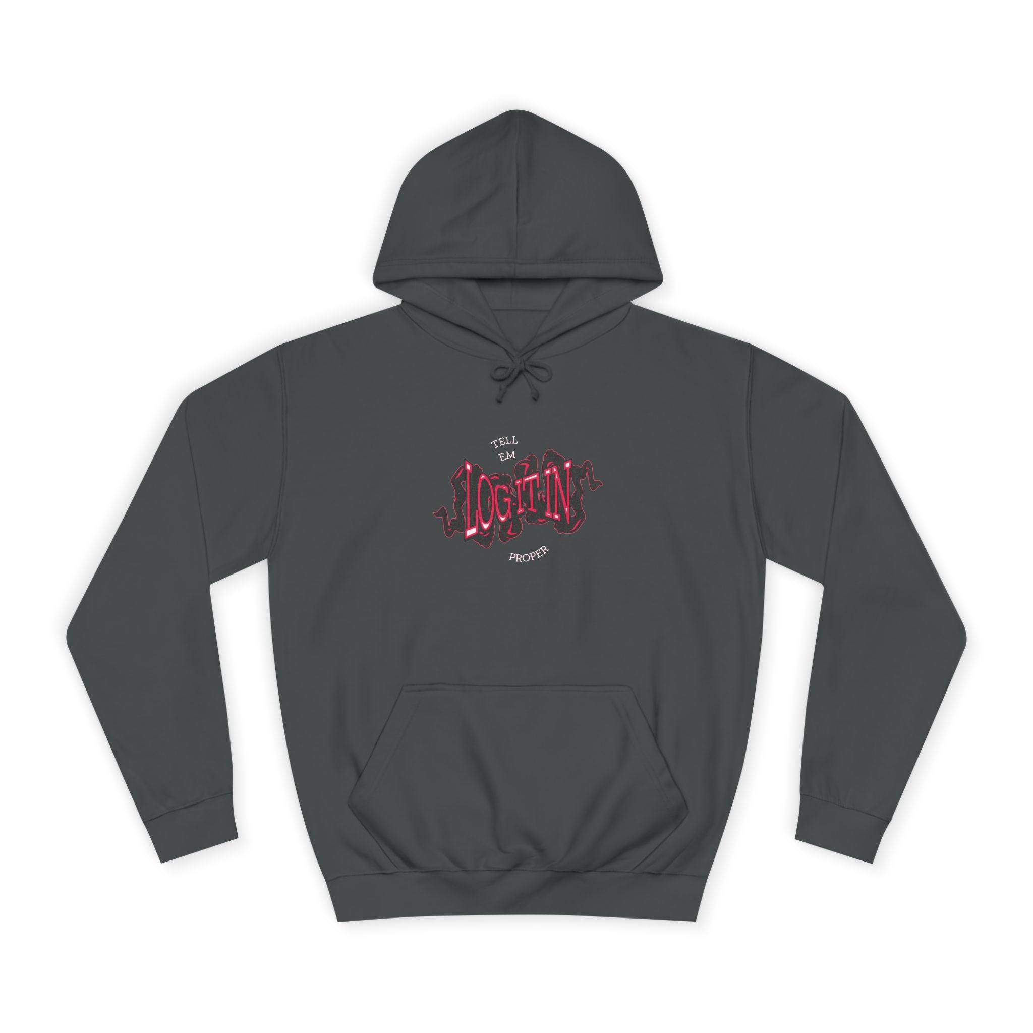 'Log it in'Hoodie for Unisex, Casual Wear, Trendy Apparel, Perfect for Everyday wear, Comfortable Fit