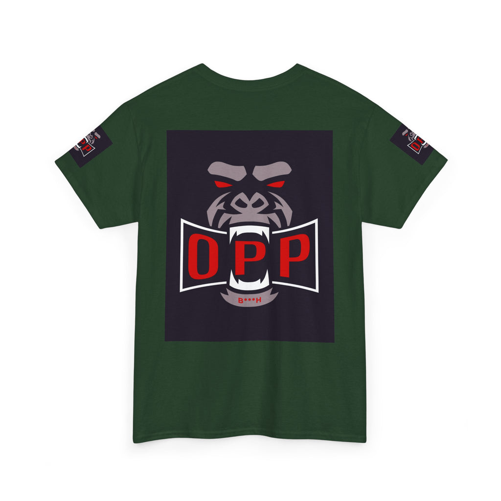 Gorilla OPP Graphic Tee — Bold Red & Black Urban Streetwear Shirt
