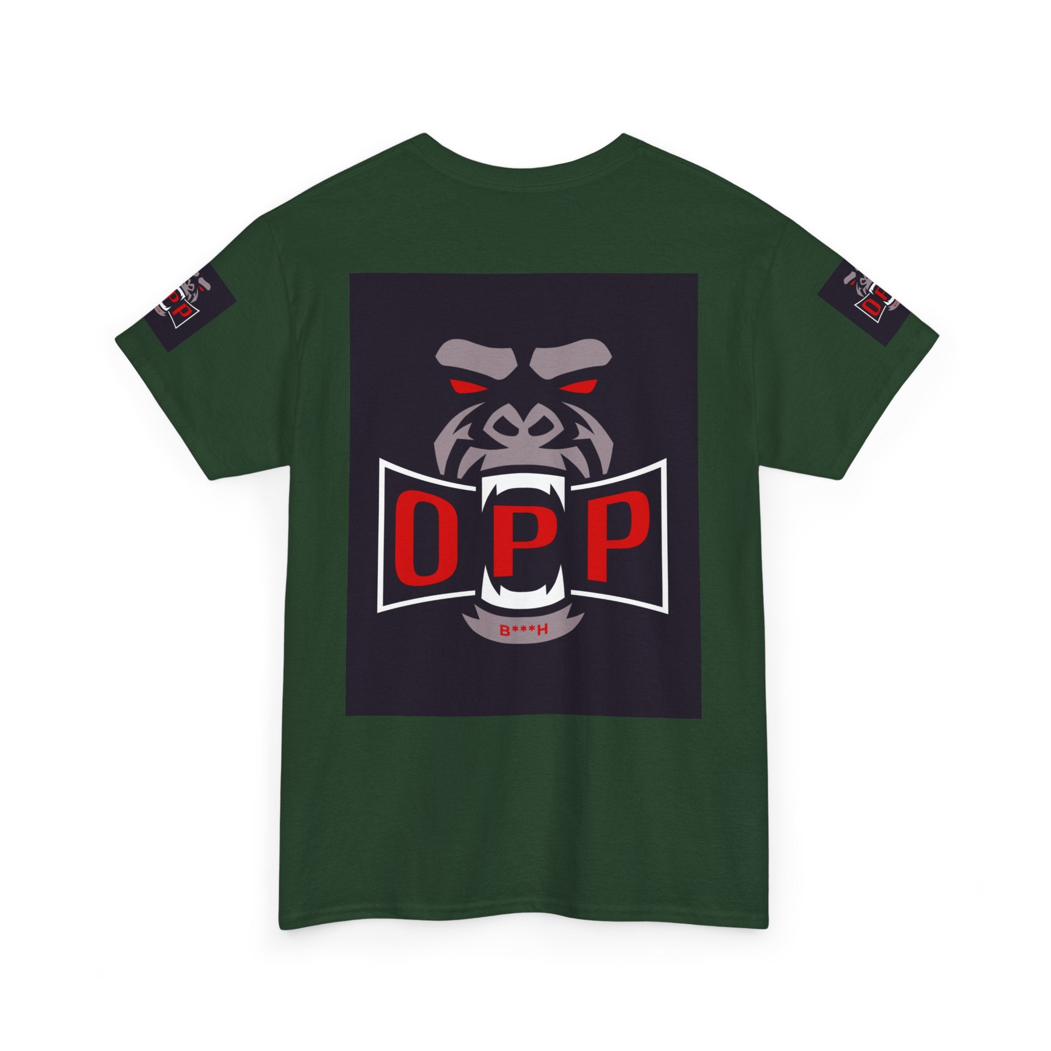 Gorilla OPP Graphic Tee — Bold Red & Black Urban Streetwear Shirt