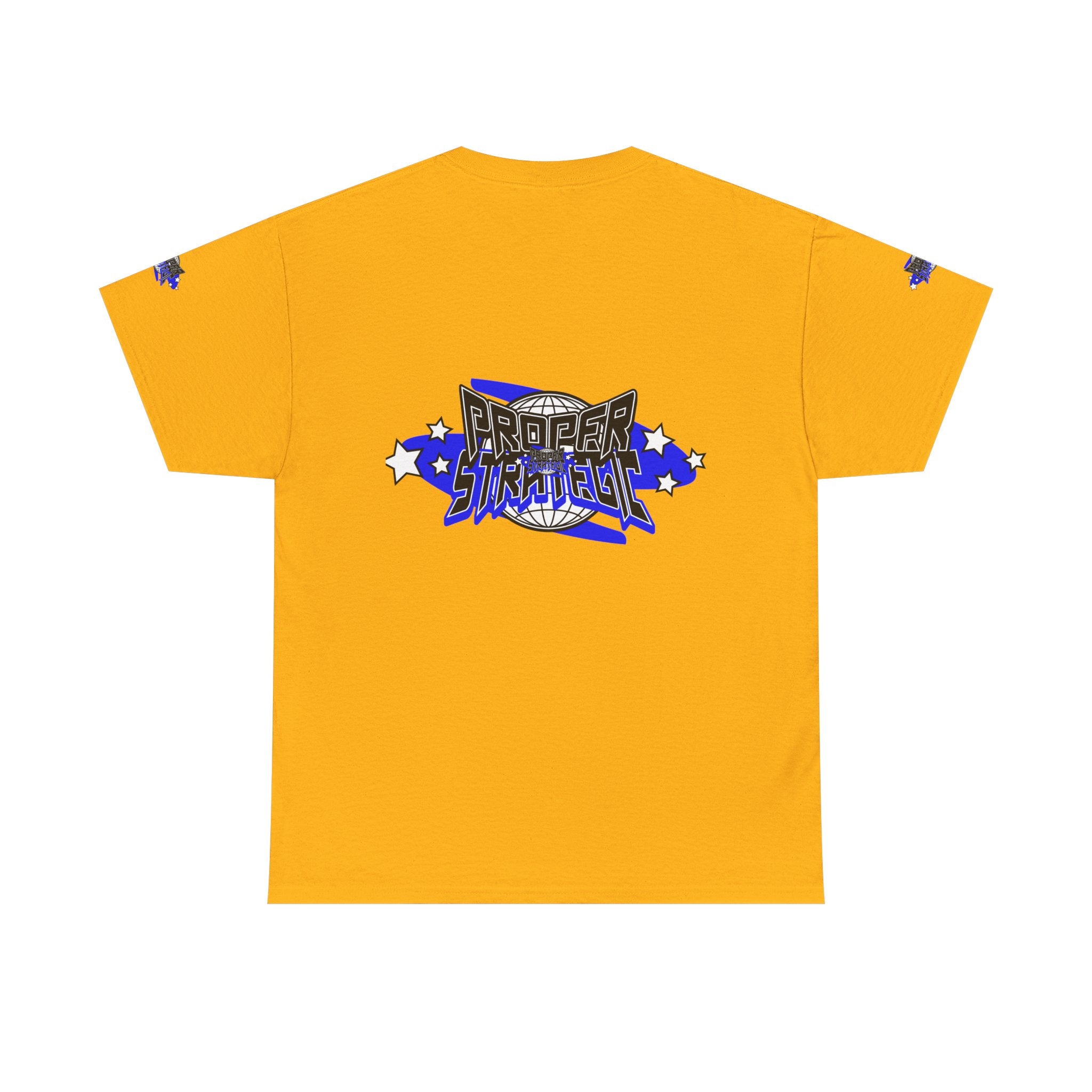 Proper 'Strategic' Graphic Tee — Retro Blue Streetwear T‑Shirt