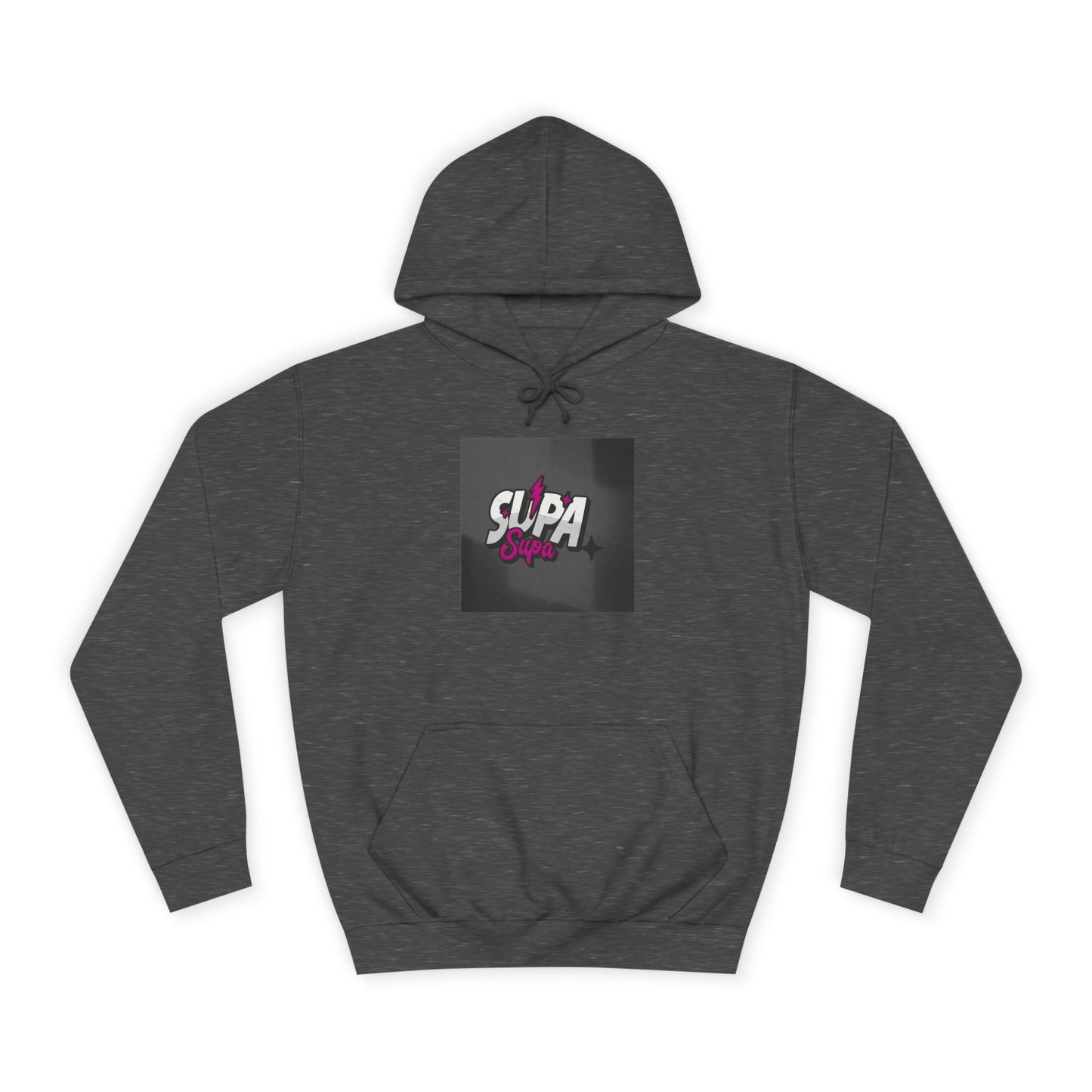 Trendy Unisex Hoodie with Fun 'Supa' Design, Cozy Streetwear, Perfect for Students, Gifts,