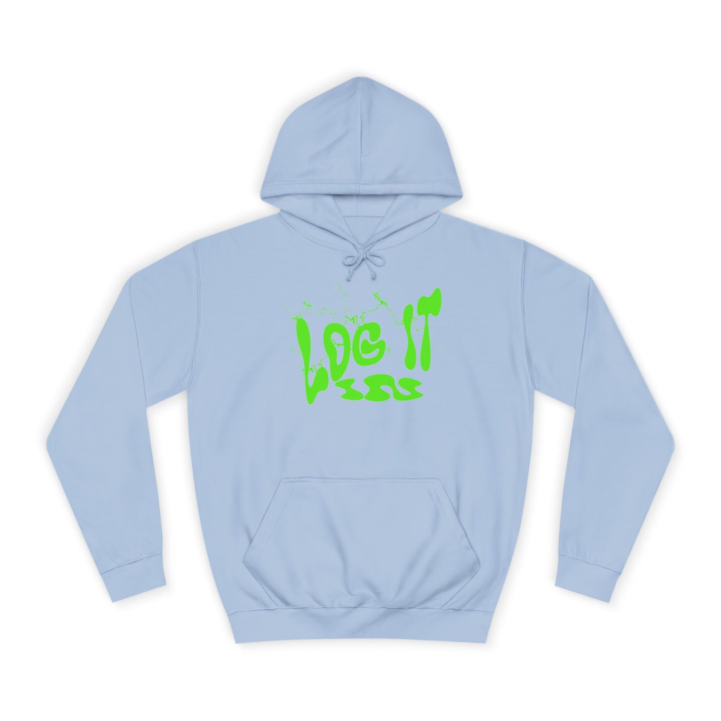 Unisex Hoodie with 'Log It in' Design, Cozy Casual Sweater for Trendy wear, Gift for Comfortable Everyday Wear