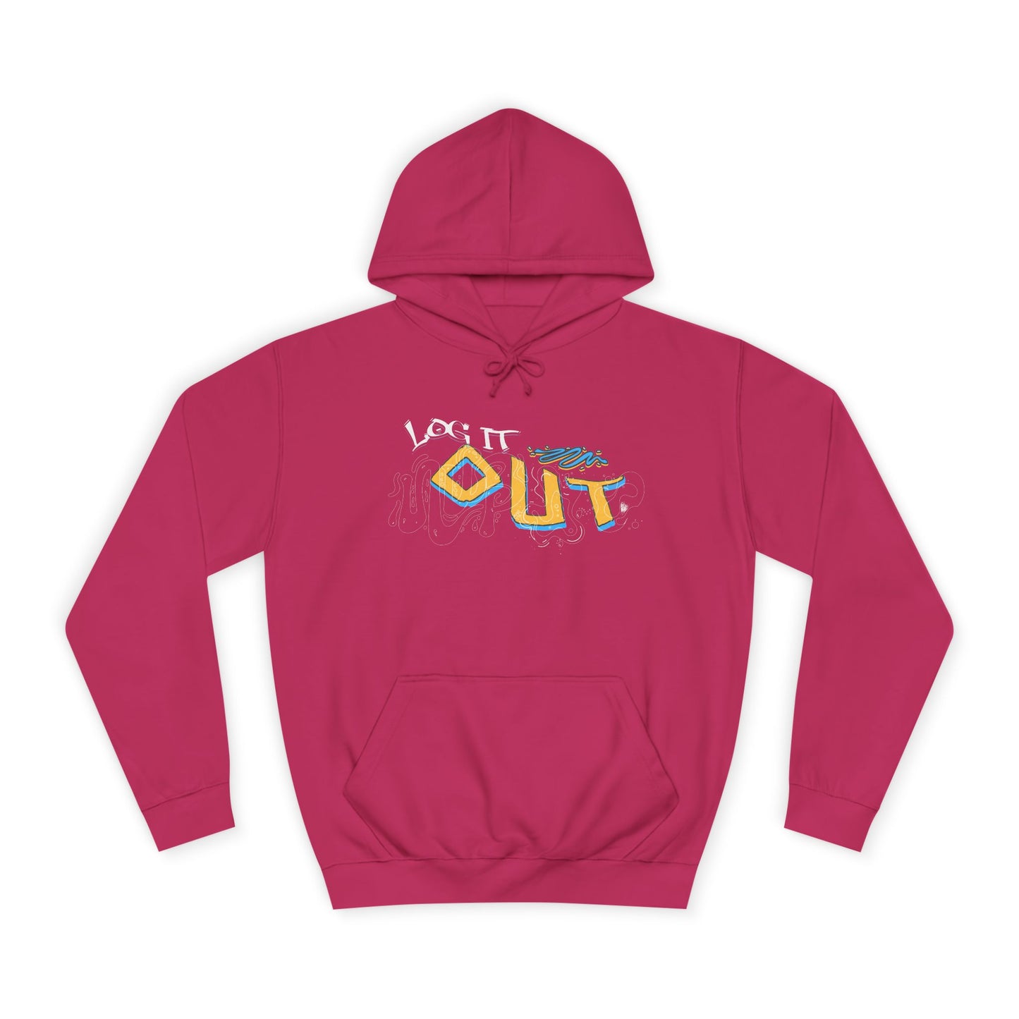 Unisex Log it out Hoodie - Stylish Casual wear, Perfect Gifts, Days Out, Summer Events, Coziness & Trendy Vibes