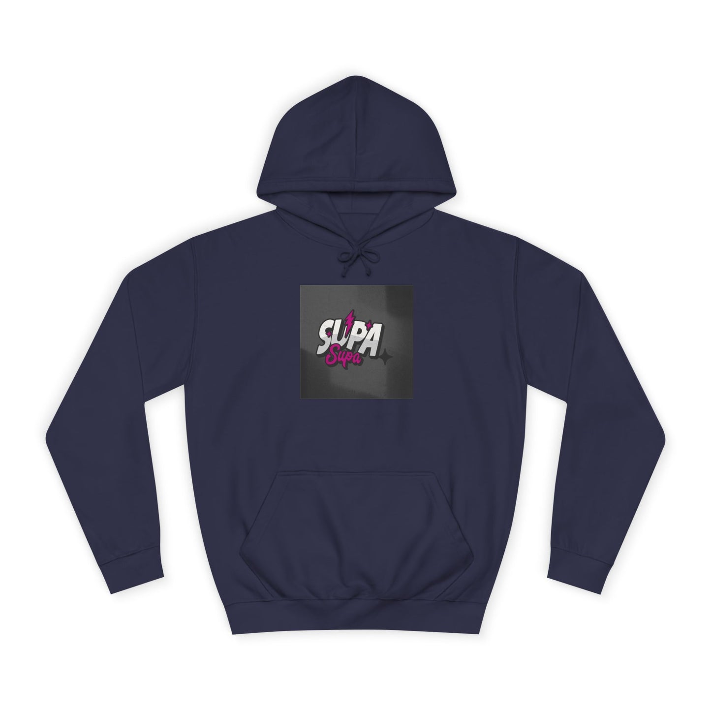 Trendy Unisex Hoodie with Fun 'Supa' Design, Cozy Streetwear, Perfect for Students, Gifts,