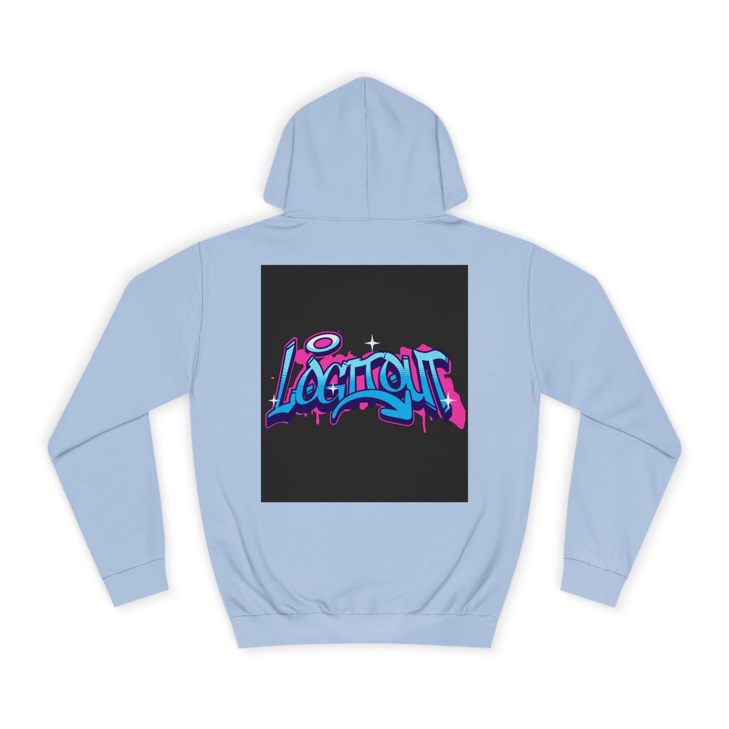 Unisex Hoodie with Colorful Graffiti Design - Trendy Streetwear, Perfect for Life, Gift, Casual Wear