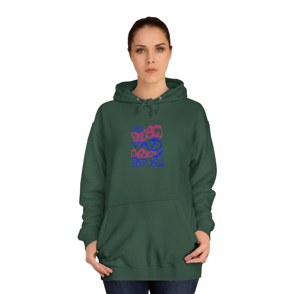 Chill Vibes Log it in Hoodie | Cozy Unisex Sweatshirt, Gifts for Graduates, Apparel, Everyday Comfort