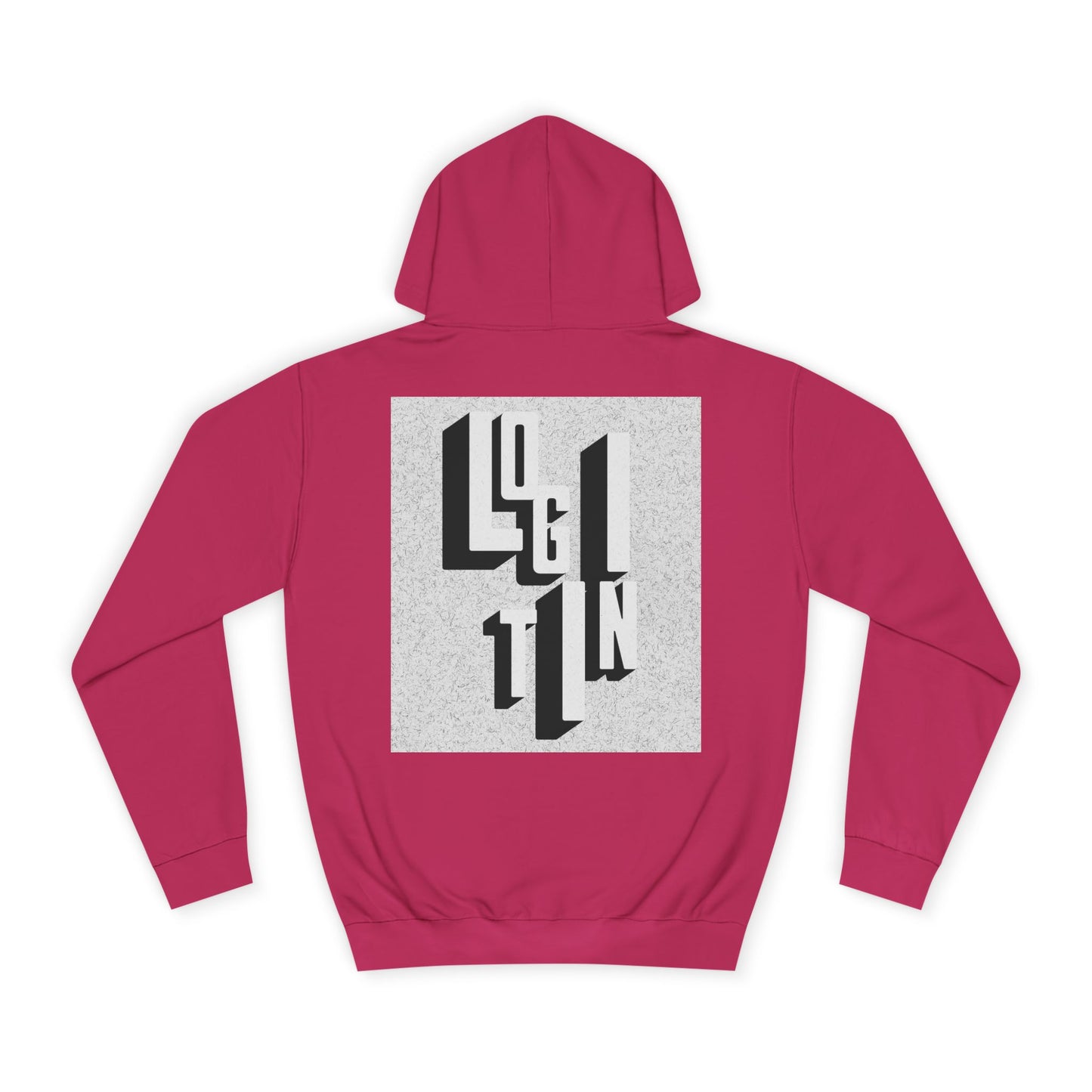 Minimalist Hoodie, Unisex Sweatshirt, Cozy Campus Wear, Student Gift, Modern Graphic Hoodie
