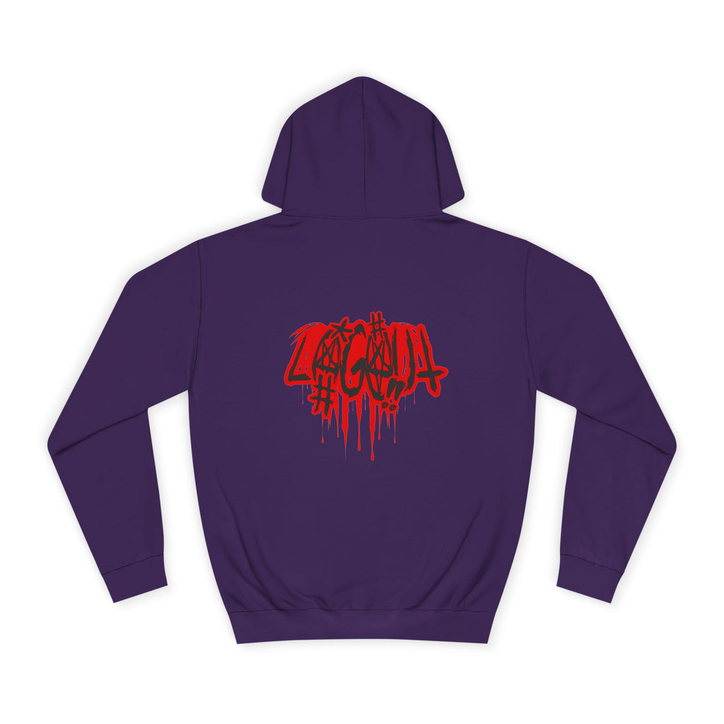 Bold Graffiti log out Hoodie, Unisex Streetwear, Comfortable Casual Wear,
