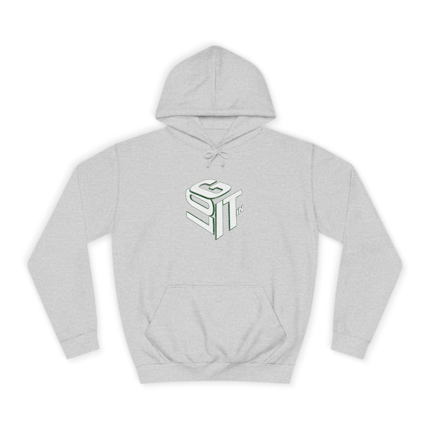Stylish Unisex  Hoodie with Design, Log it in Sweatshirt, Casual Hoodie, Modern Apparel, Unique Gear
