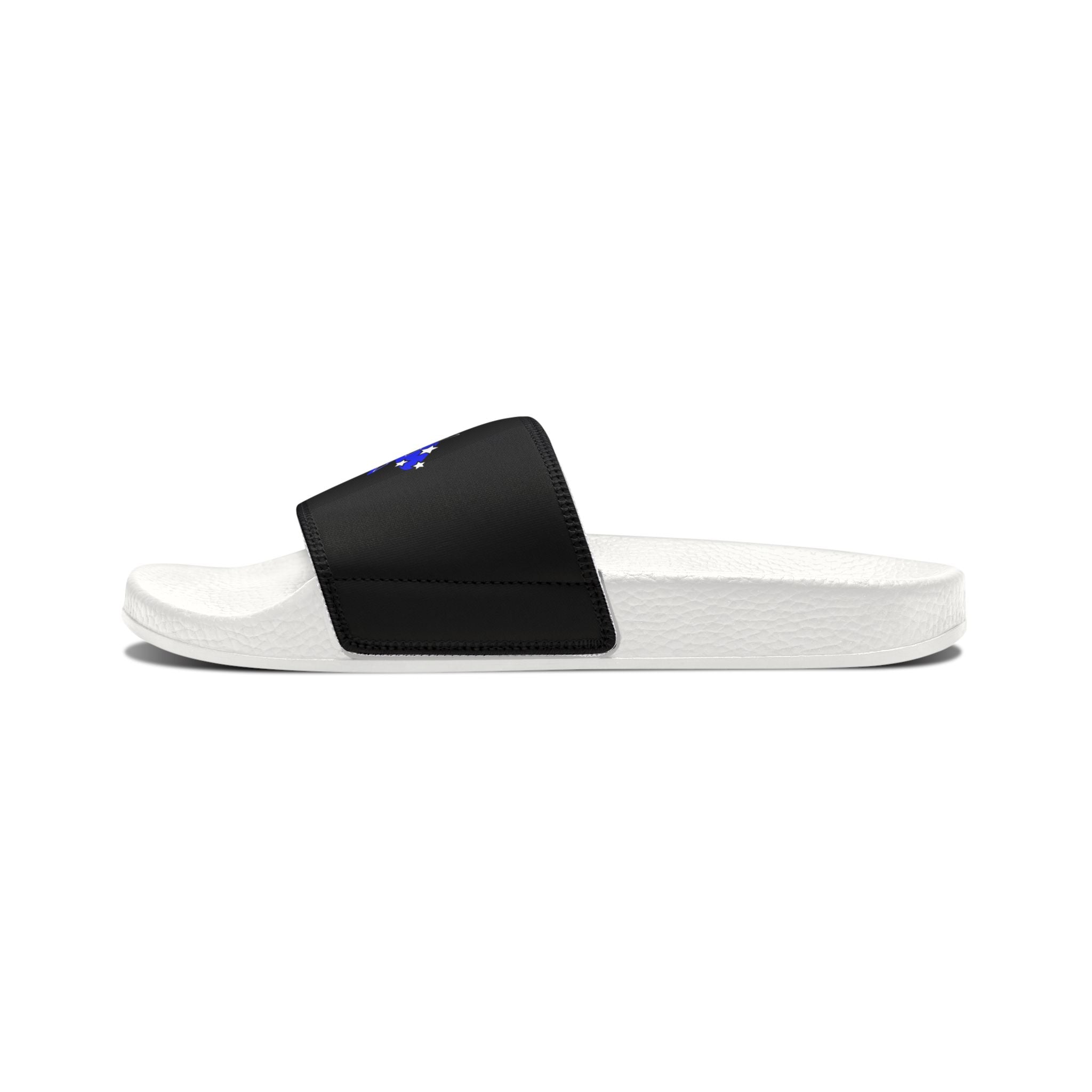 Youth Slide Sandals – "SUPA SUPA" Star Graphic Removable Strap Slides