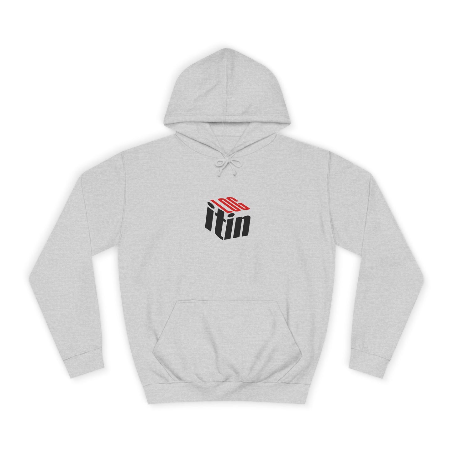 Unisex Log it in Hoodie with Bold Graphic Design - Comfortable Casual Wear, Perfect for Any One, Gifts, and Events