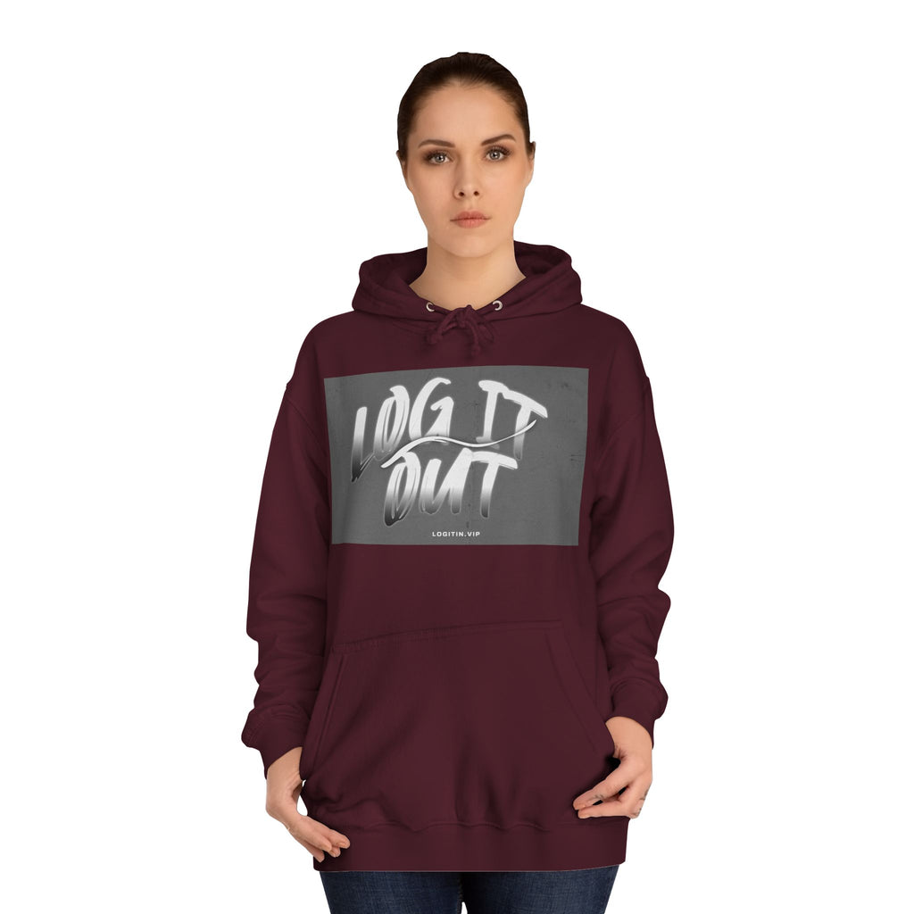 Stylish Unisex log it out Hoodie | Casual Wear, Trendy Design, Perfect Gift, Daily Comfort, College Apparel