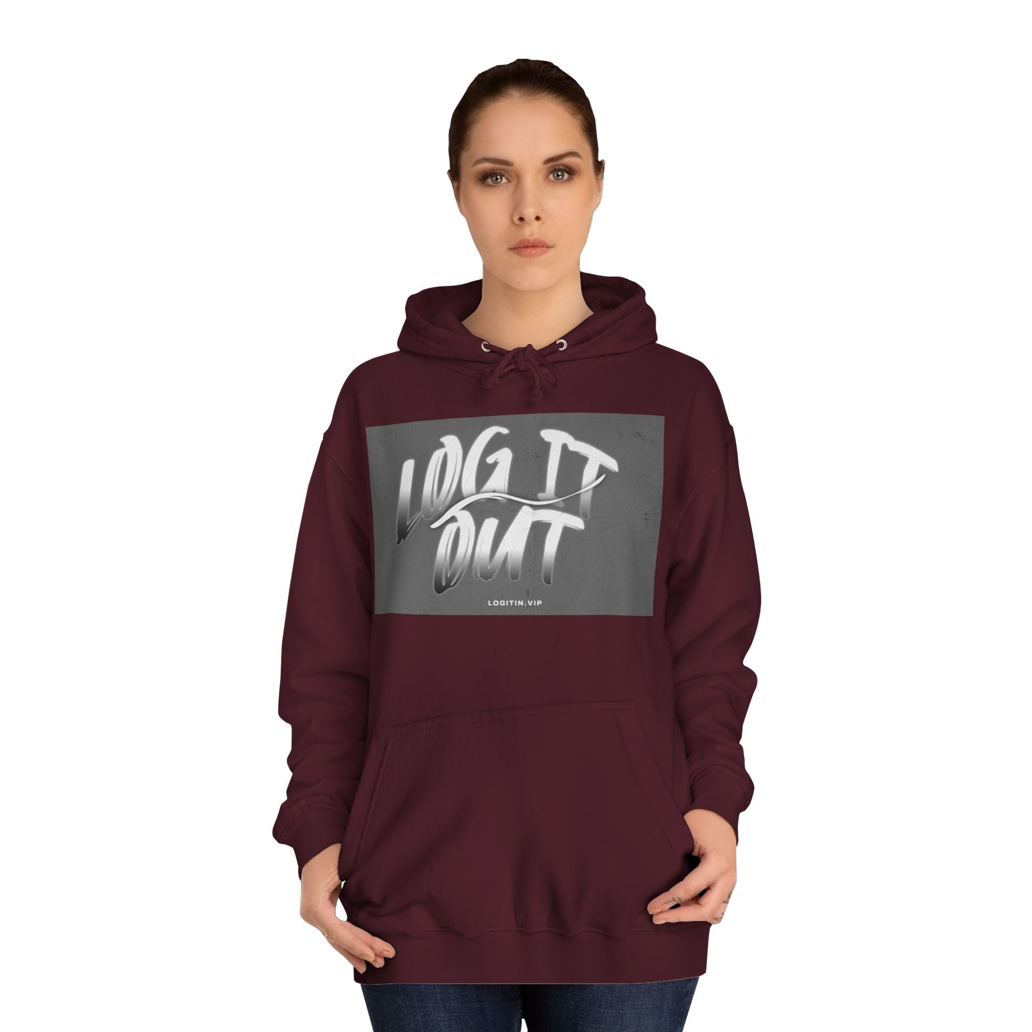 Stylish Unisex log it out Hoodie | Casual Wear, Trendy Design, Perfect Gift, Daily Comfort, College Apparel