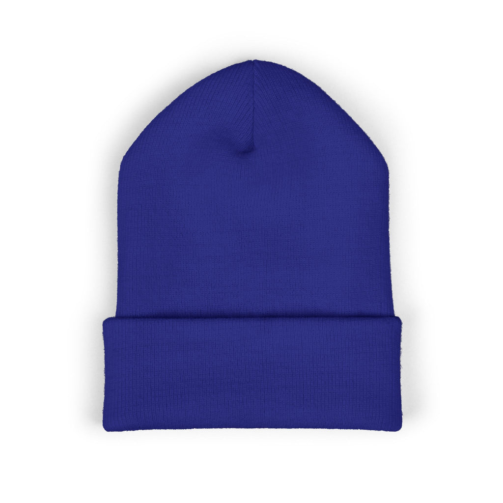 Embroidered "Tell em log it in Cuffed Beanie — Cozy Winter Hat