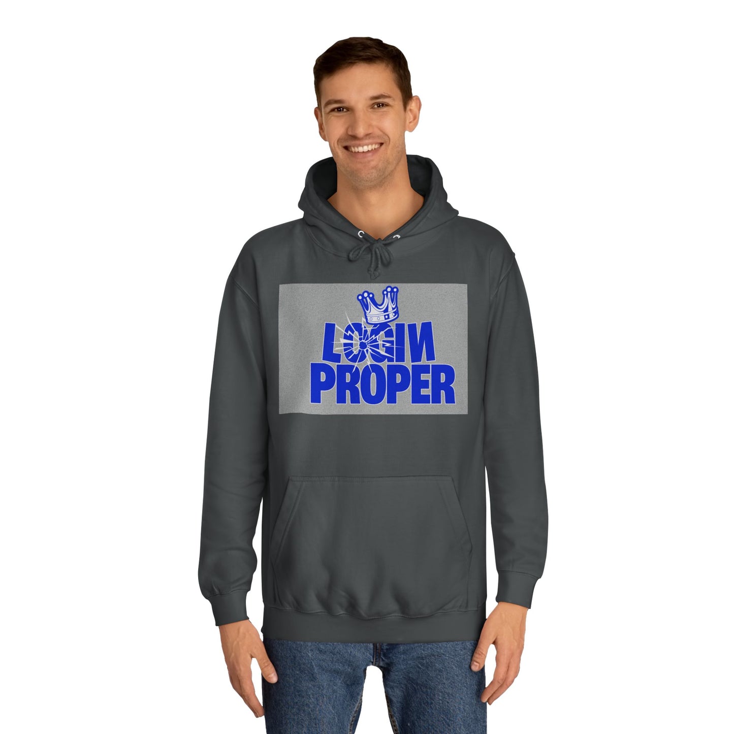 Unisex Hoodie - 'Login Proper' Trendy Spirit Wear, Casual Streetwear, Gift, Cozy Lounge Sweatshirt