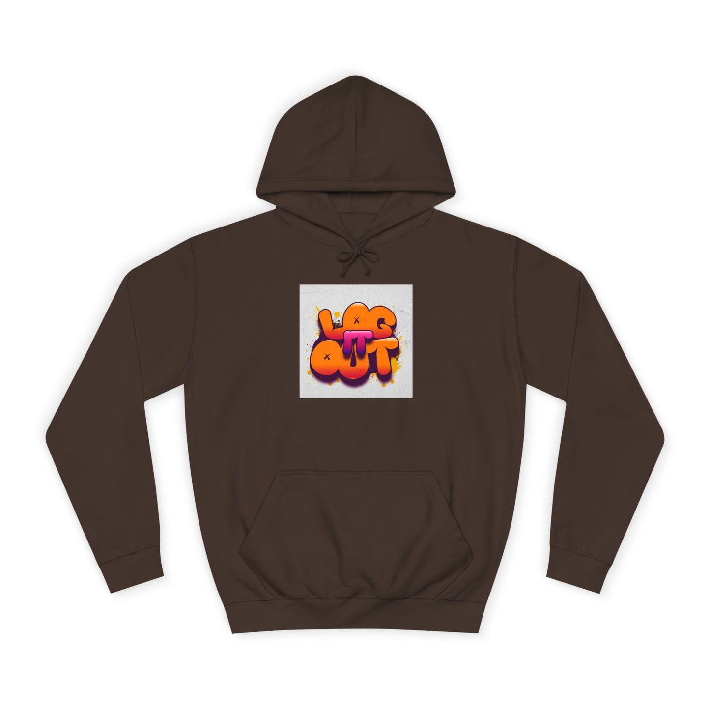 Vibrant Unisex Log it out Hoodie - Trendy, Comfortable Streetwear, Ideal for Life, Casual Outings, Gifts, and more!