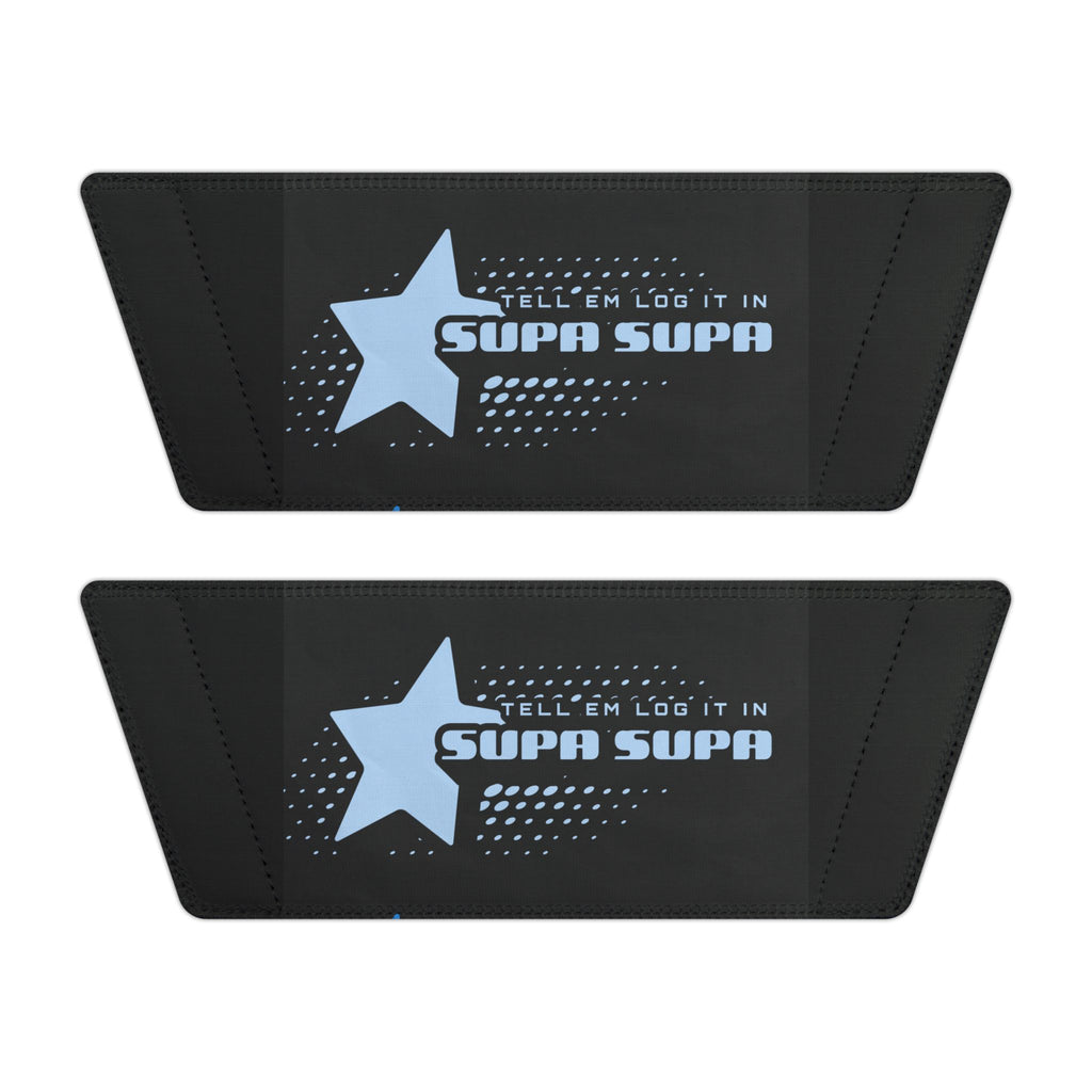 Women's Slide Sandals — Removable strap " Tell em log it in" Comfort Slides