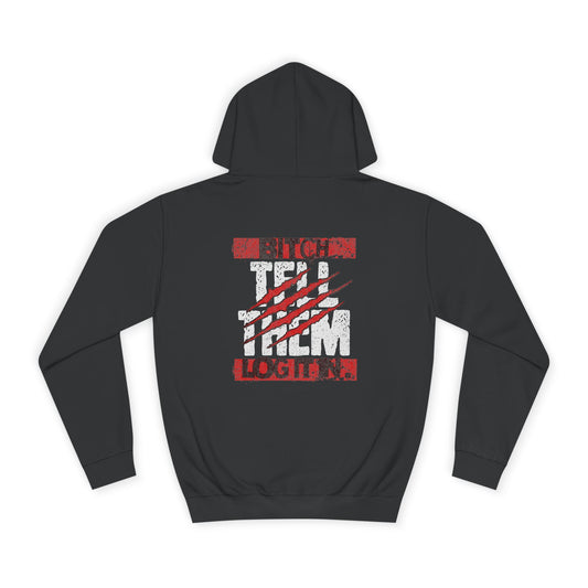 Unisex 'TELL THEM LOG IT IN' Hoodie with Graphic Design, Cozy Sweatshirt, Trendy Apparel,Gift, Casual Wear, Perfect for Trendy Life