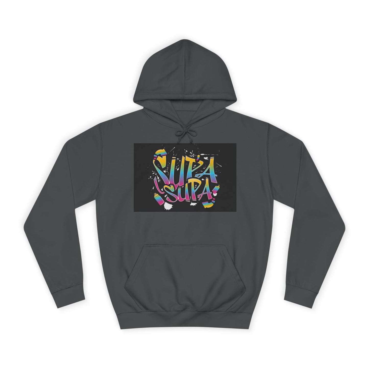Colorful Unisex Supa Supa Hoodie, Casual Sweatshirt, Vibrant Apparel, Streetwear Hoodie