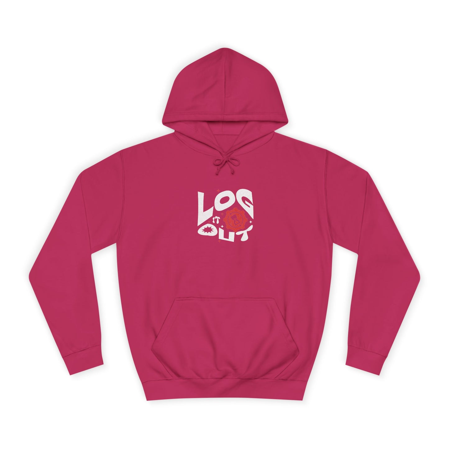 Stylish Unisex Log it out Hoodie with Unique Graphic Design, Perfect for Life, Gift, Comfortable Casual Wear