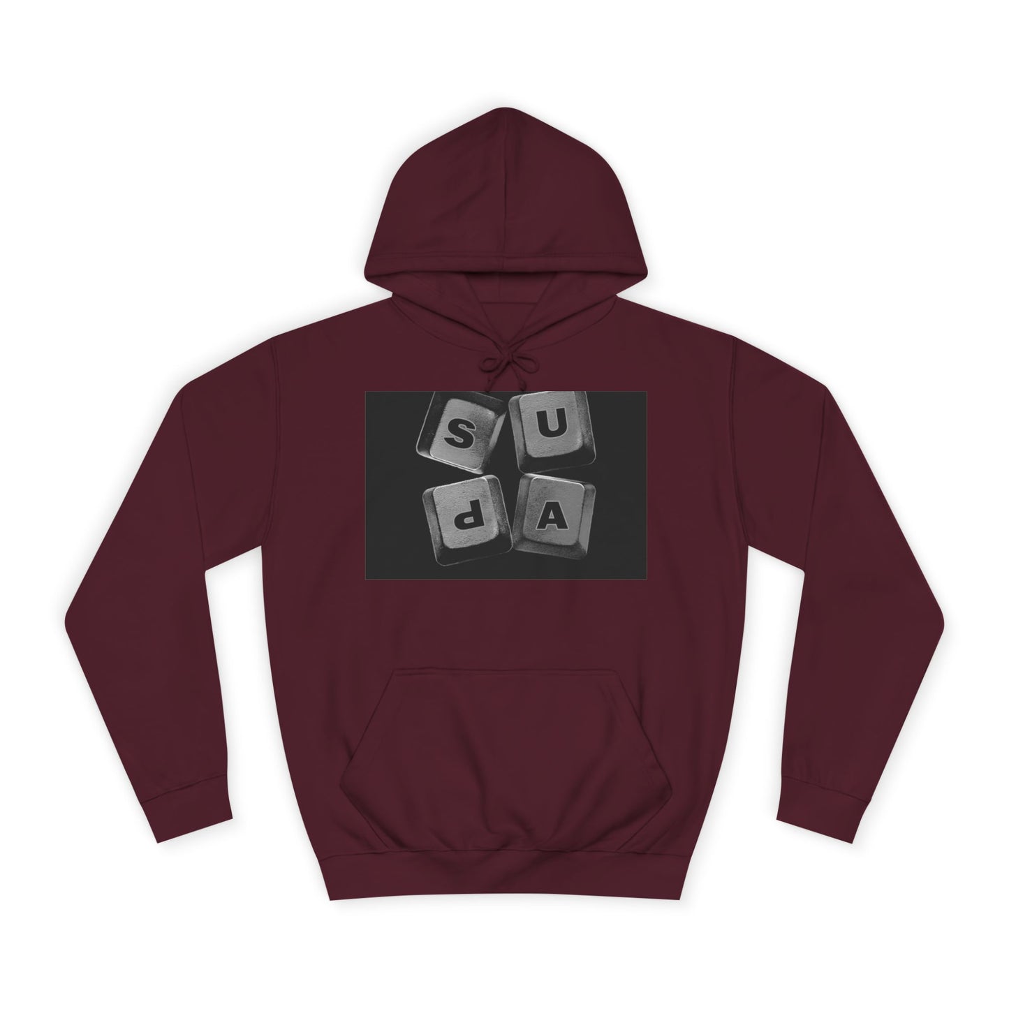 Unisex Hoodie with Graphic Design, Casual Wear, Cozy Layering,Spirit Wear