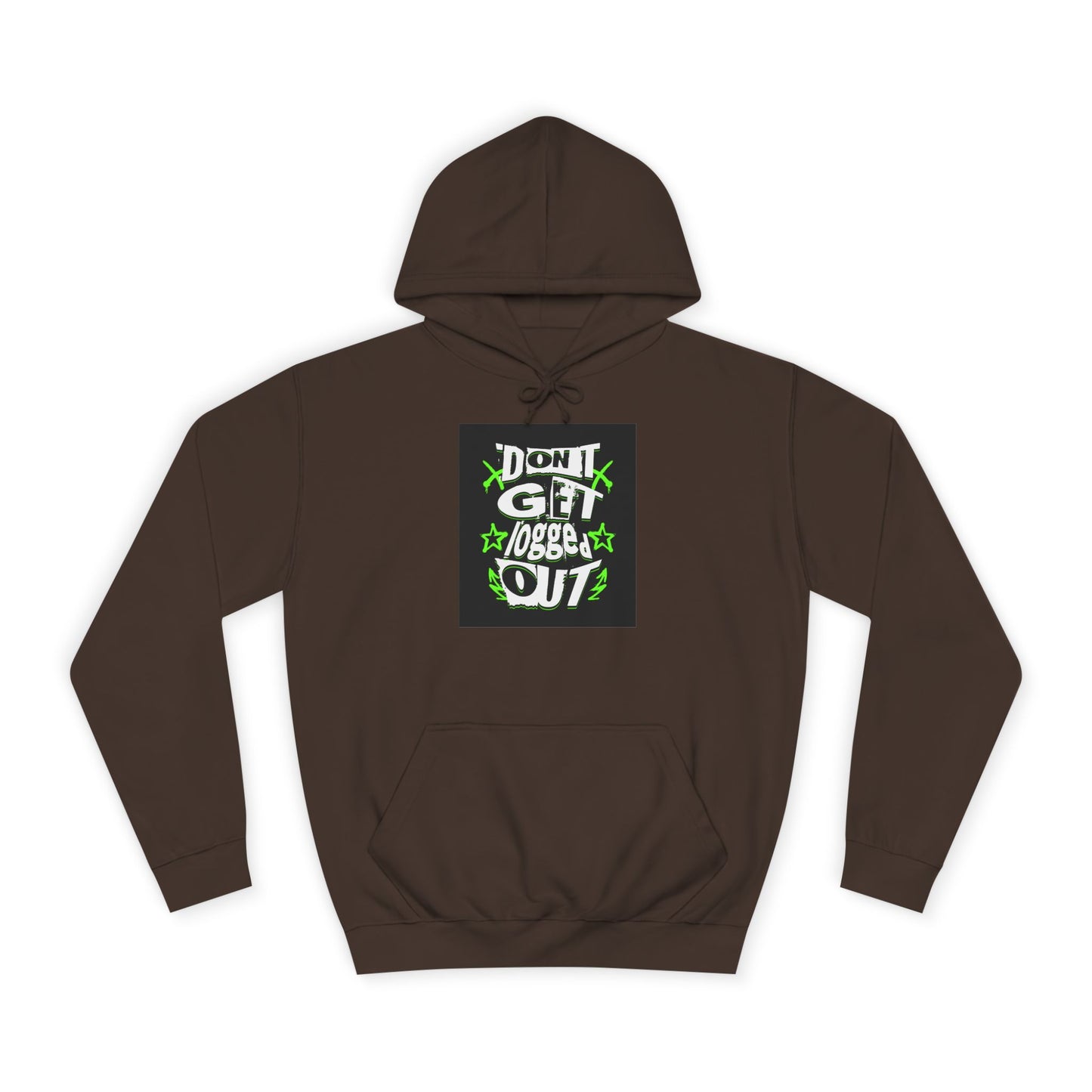 Vibrant Unisex Hoodie - Perfect for Life, Casual Outings & Gift Ideas - Fun Design: 'Don't Get Logged Out!'